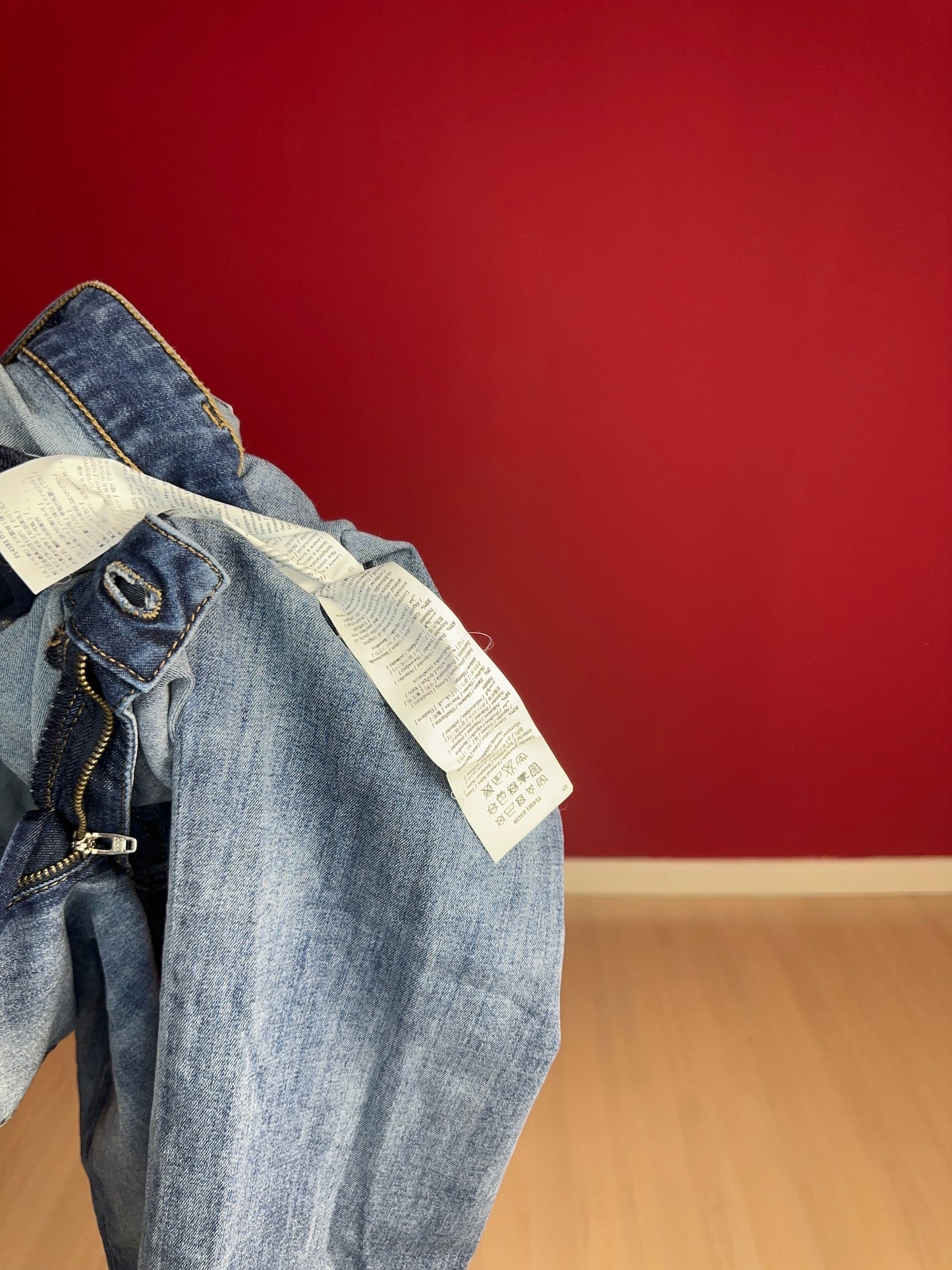 Jeans Liu Jo strass stenen roze - Maat 32