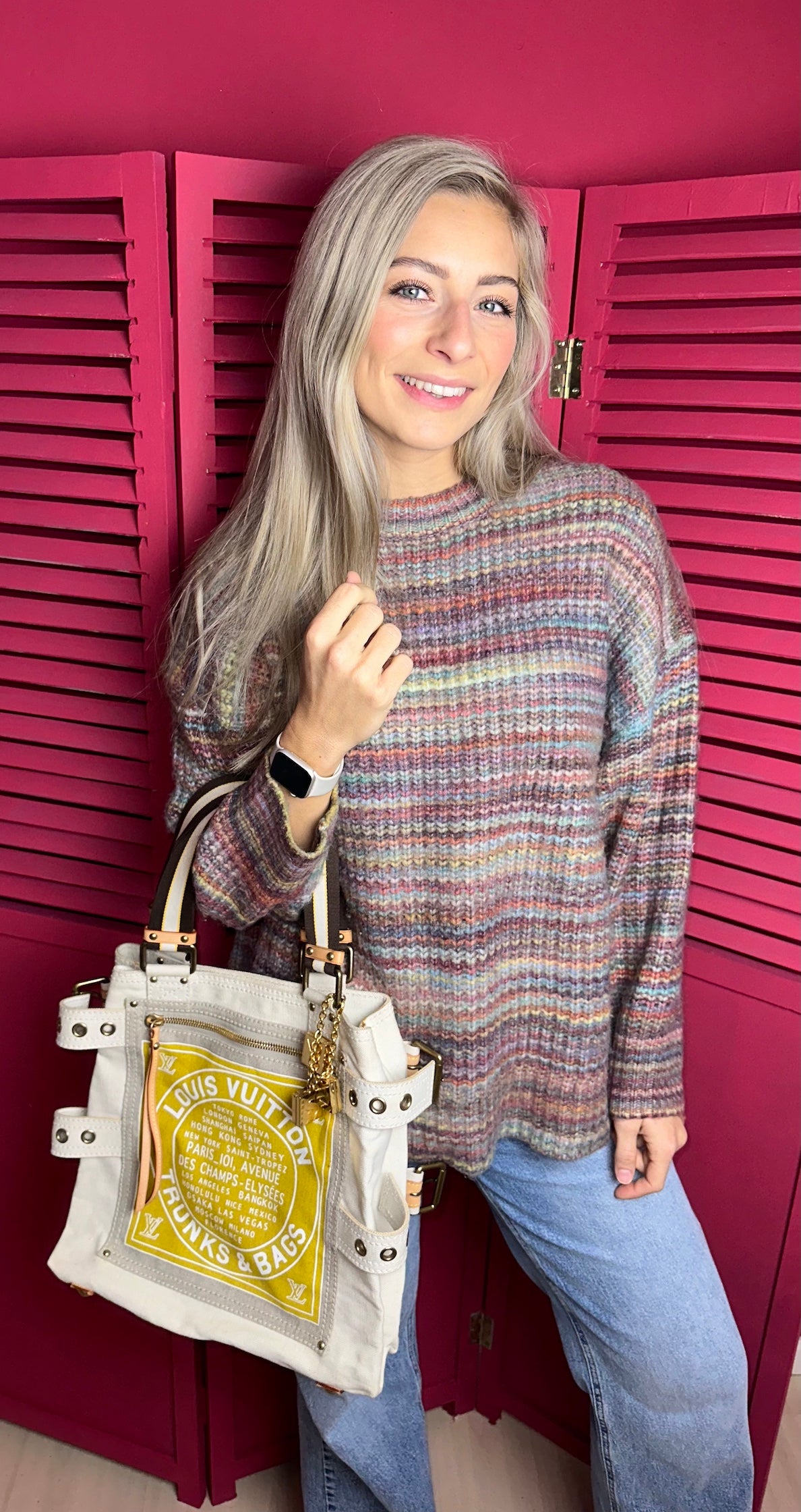Louis Vuitton Globe shopper bag tote beige