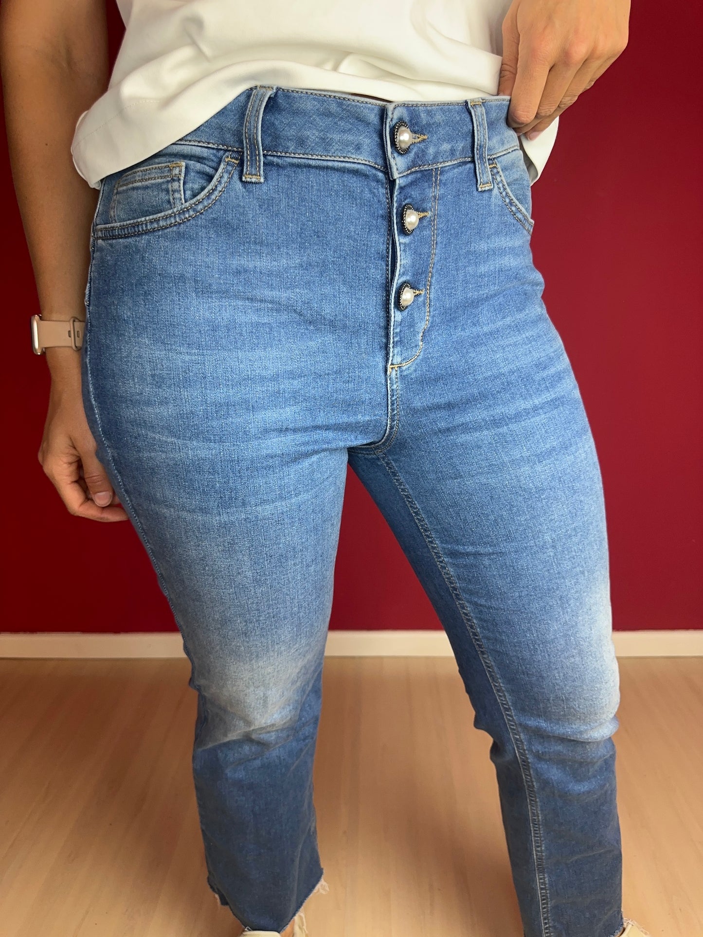 Jeans Liu Jo parels - Maat 32