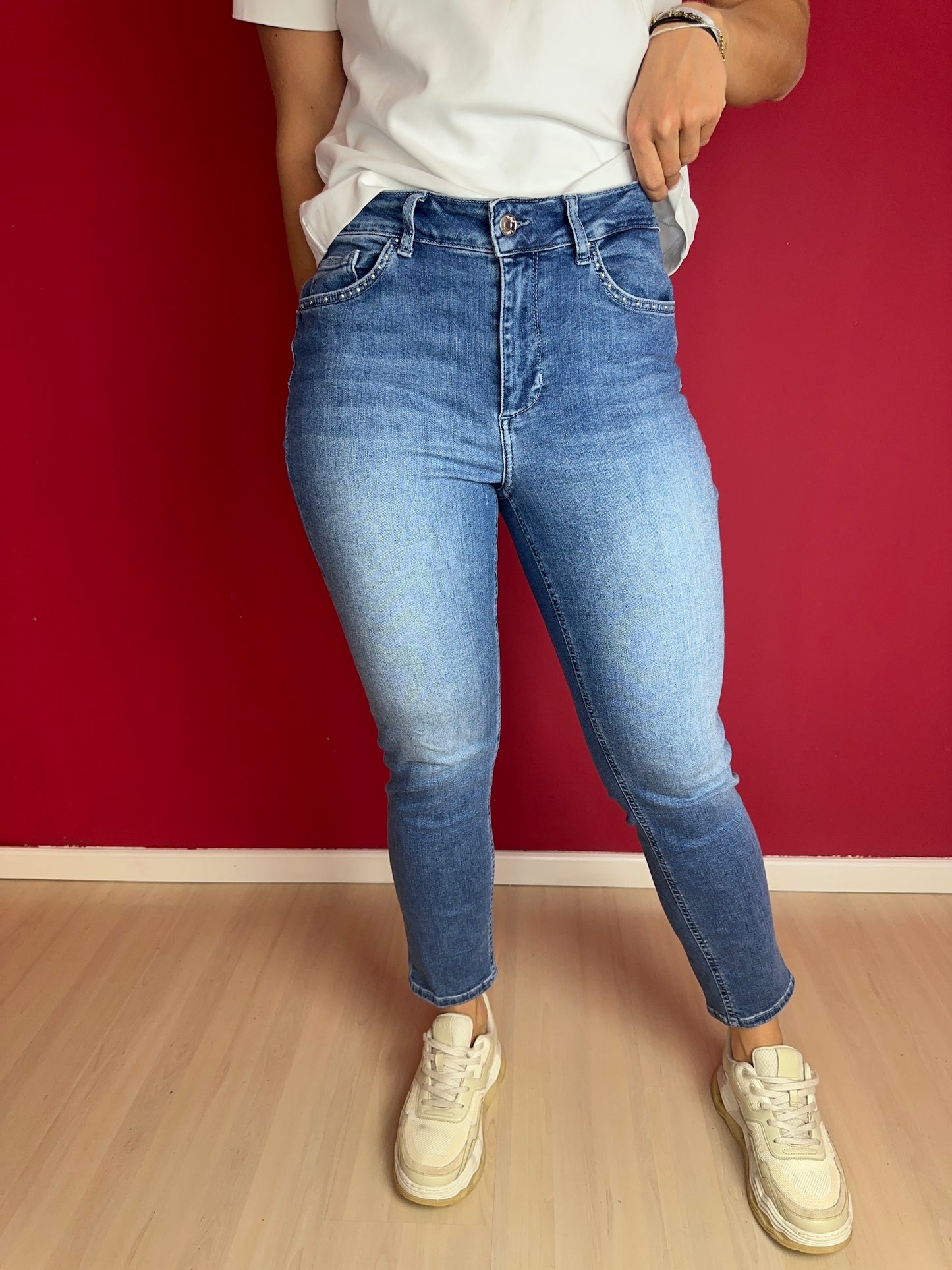 Jeans Liu Jo studs - Maat 32