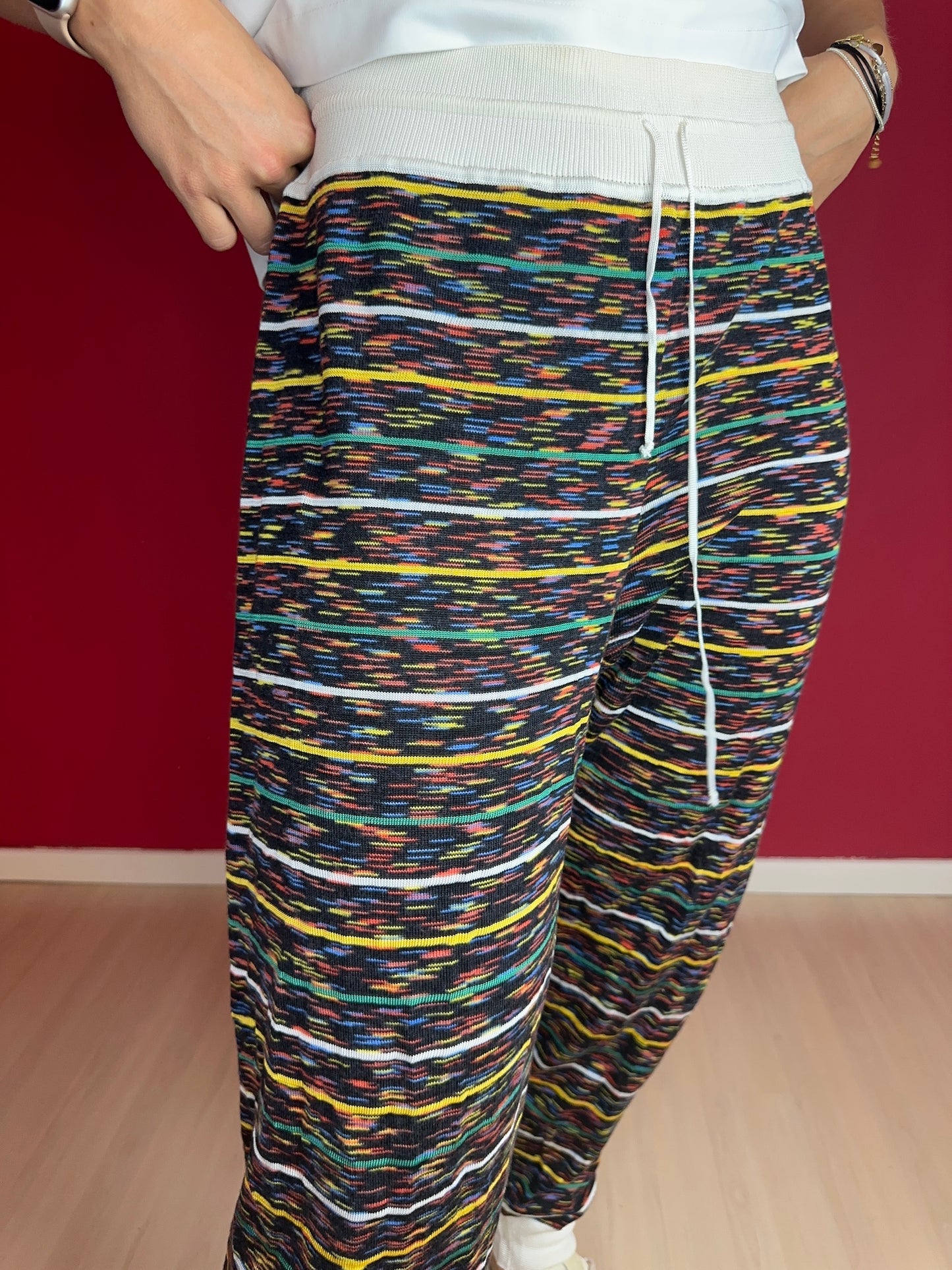 Broek Missoni meerkleurig - Maat XL