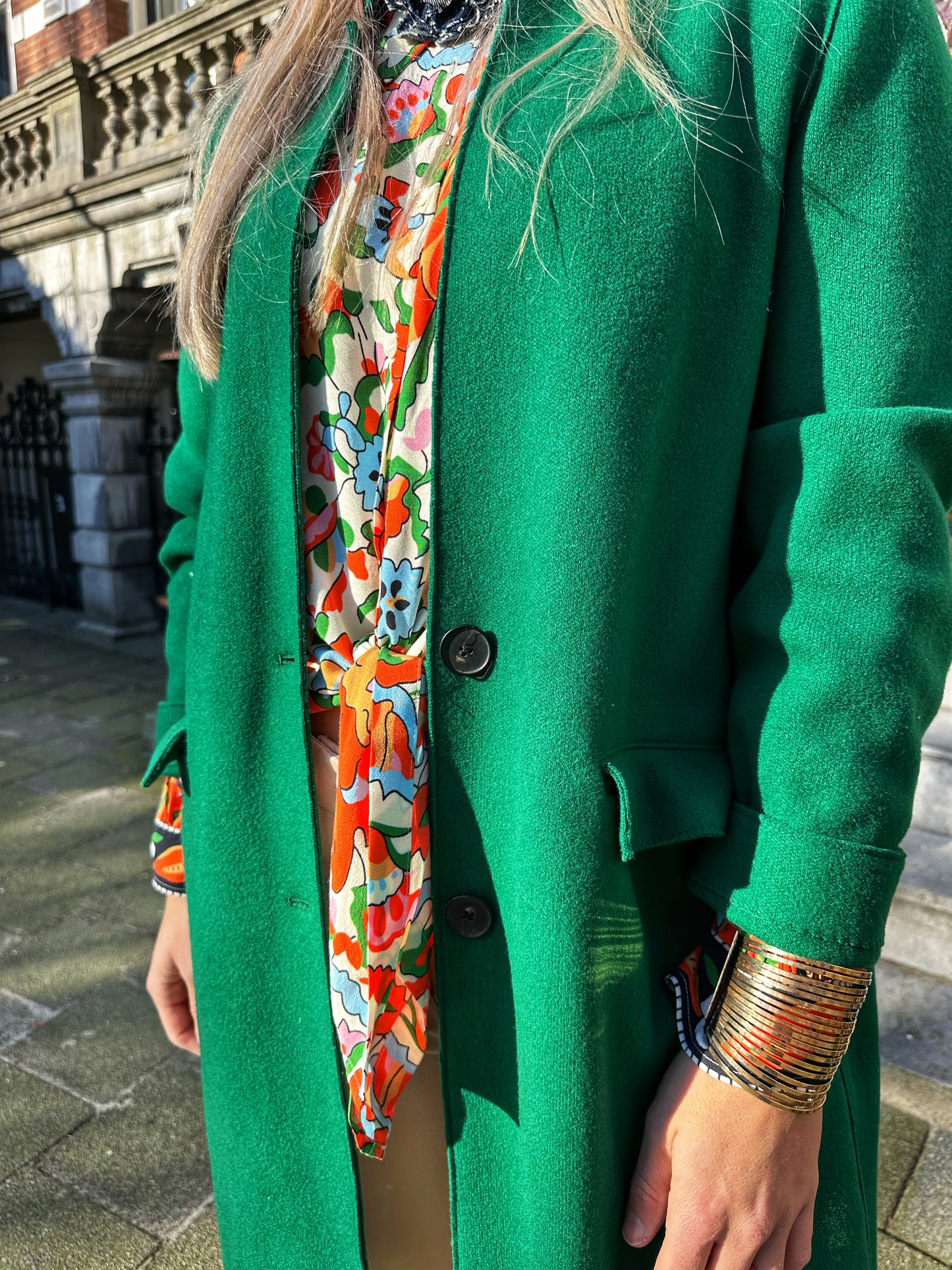 Ensemble veste verte