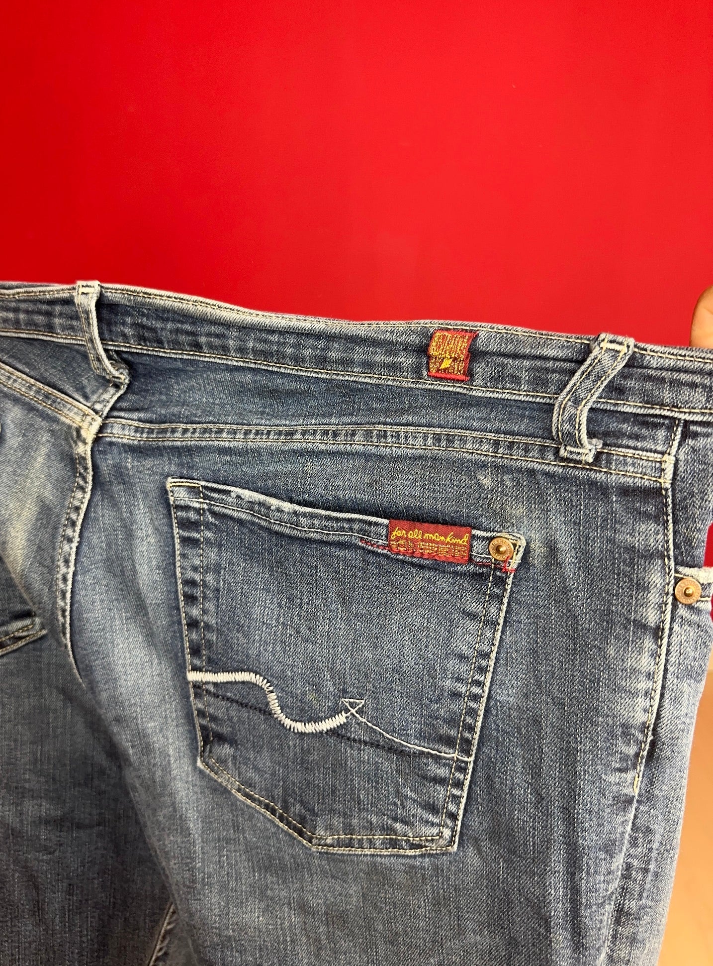 Jeans 7ForAllMankind low waist- Maat 32