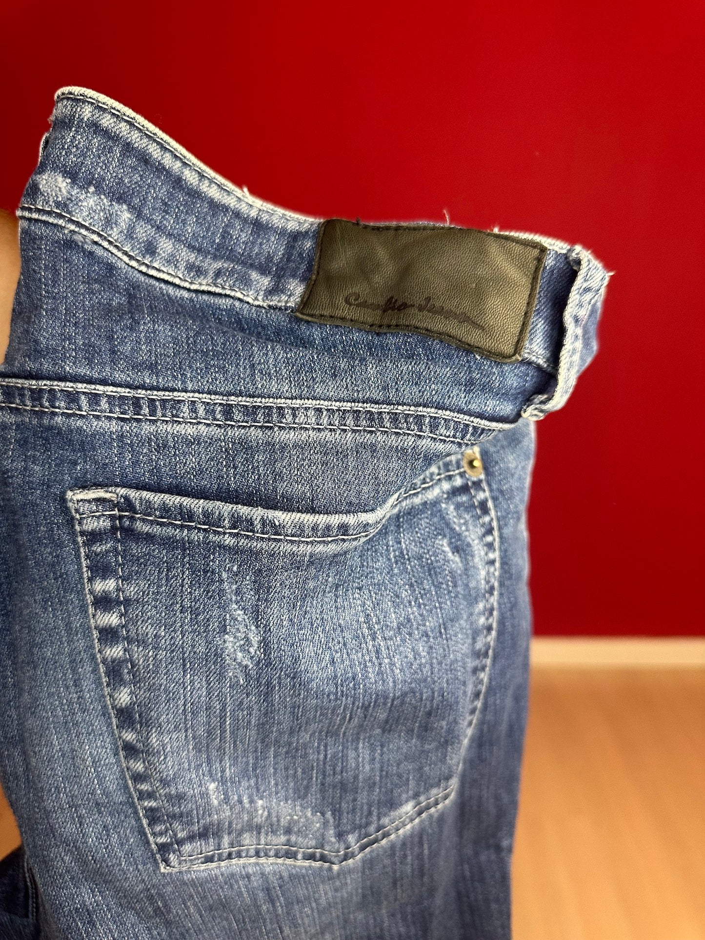 Jeans Cambio pailetten donkerblauw - Maat 32