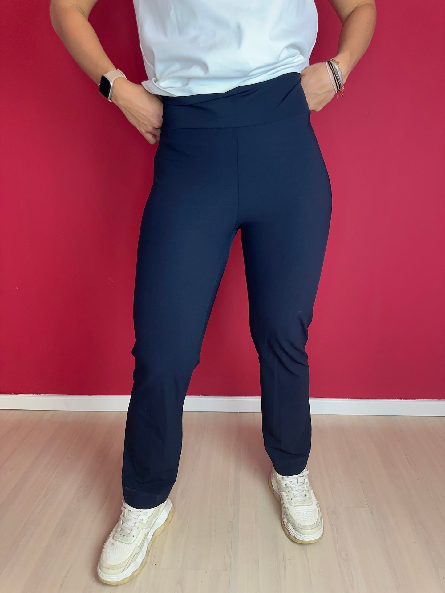 Broek flair Japan TKY donkerblauw - Maat L