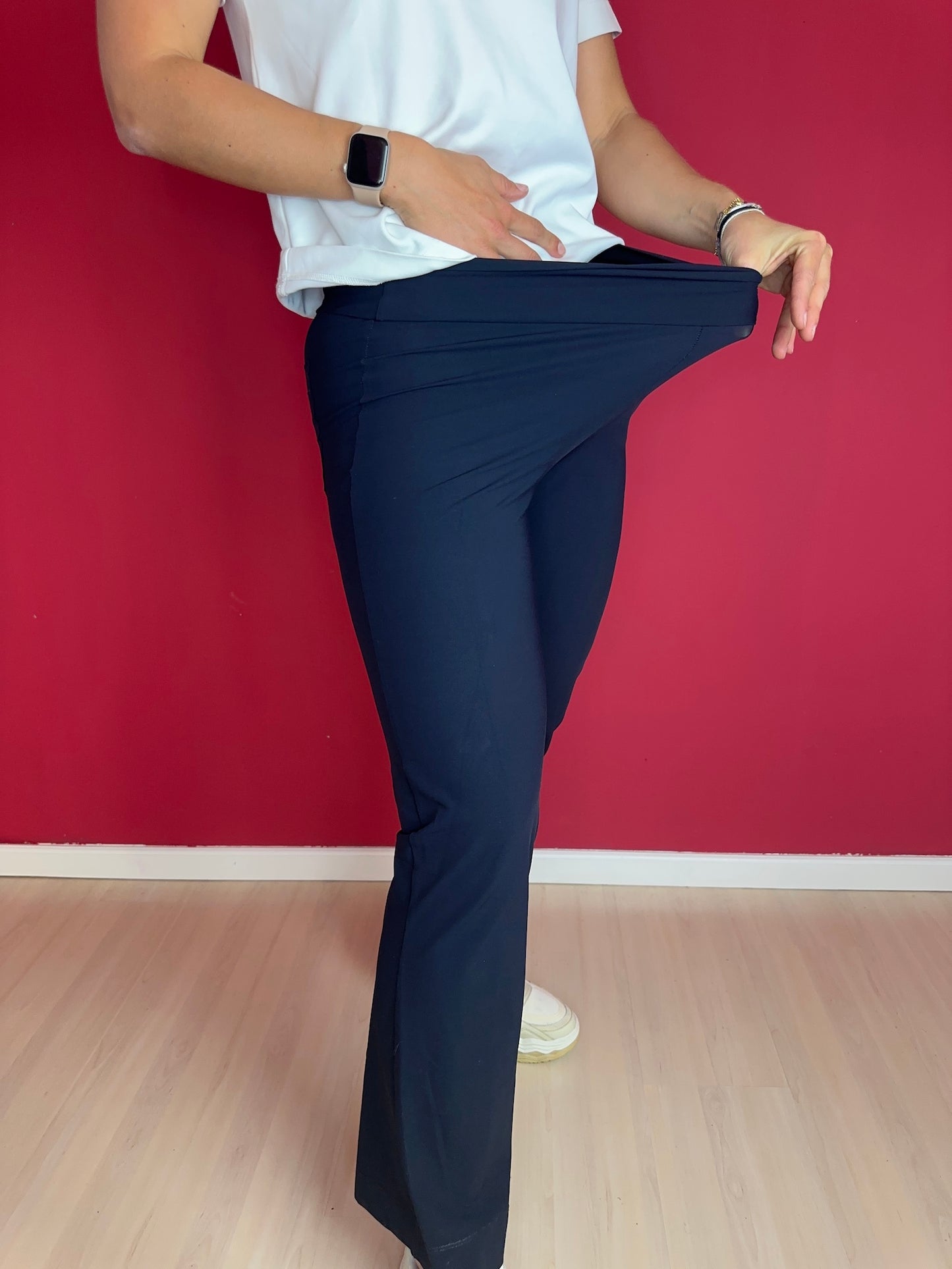 Broek flair Japan TKY donkerblauw - Maat L