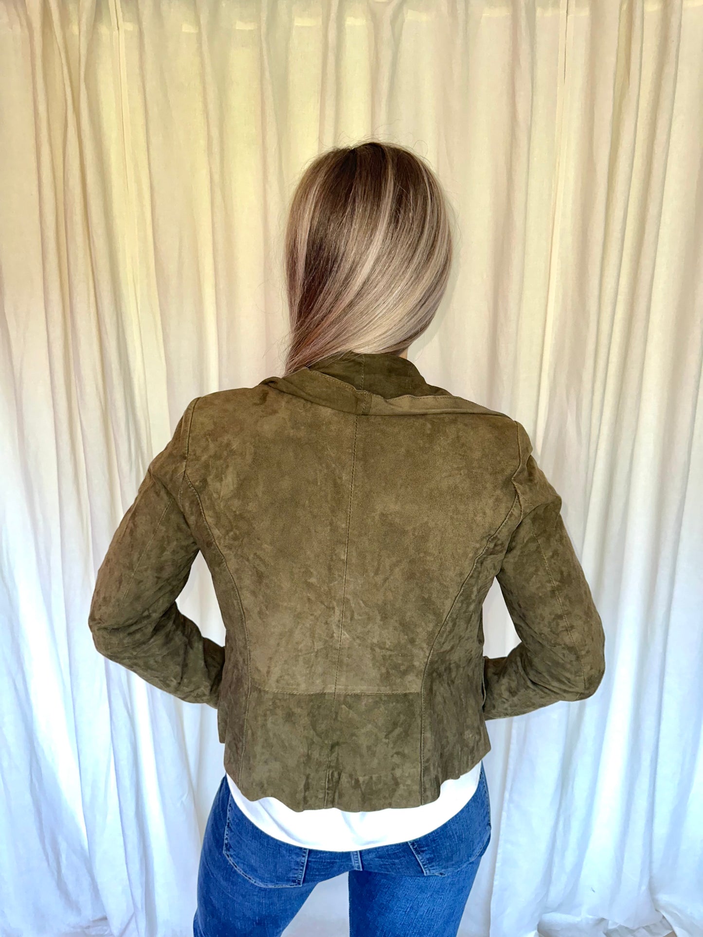 Jack Ibana Rouge suede legergroen - Maat 38