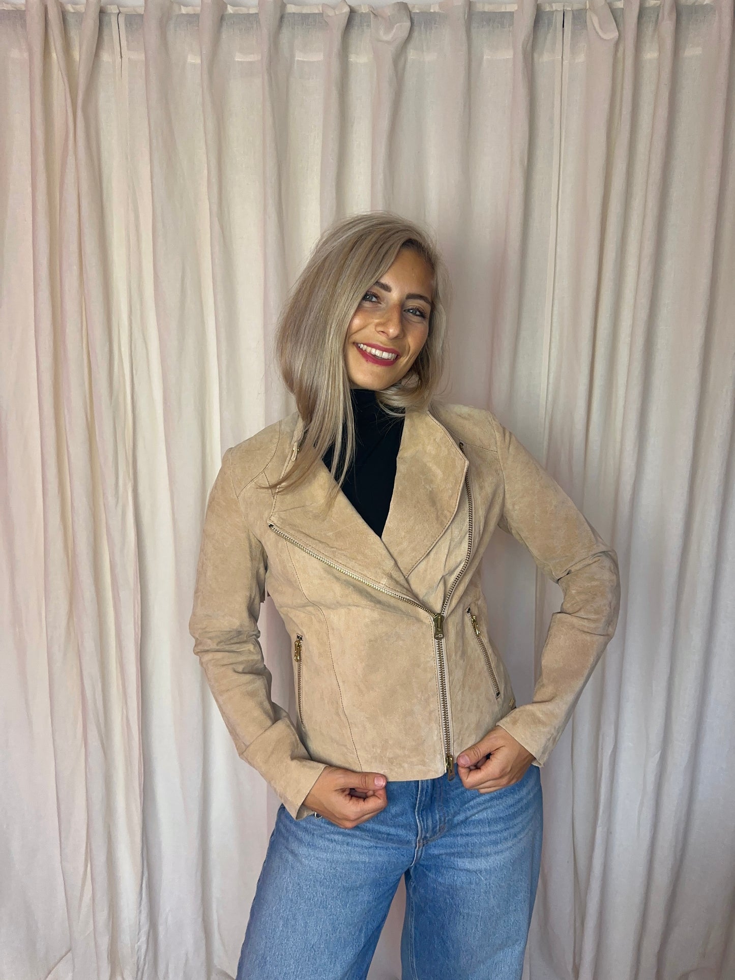 Jack Ibana suede beige - Maat 38