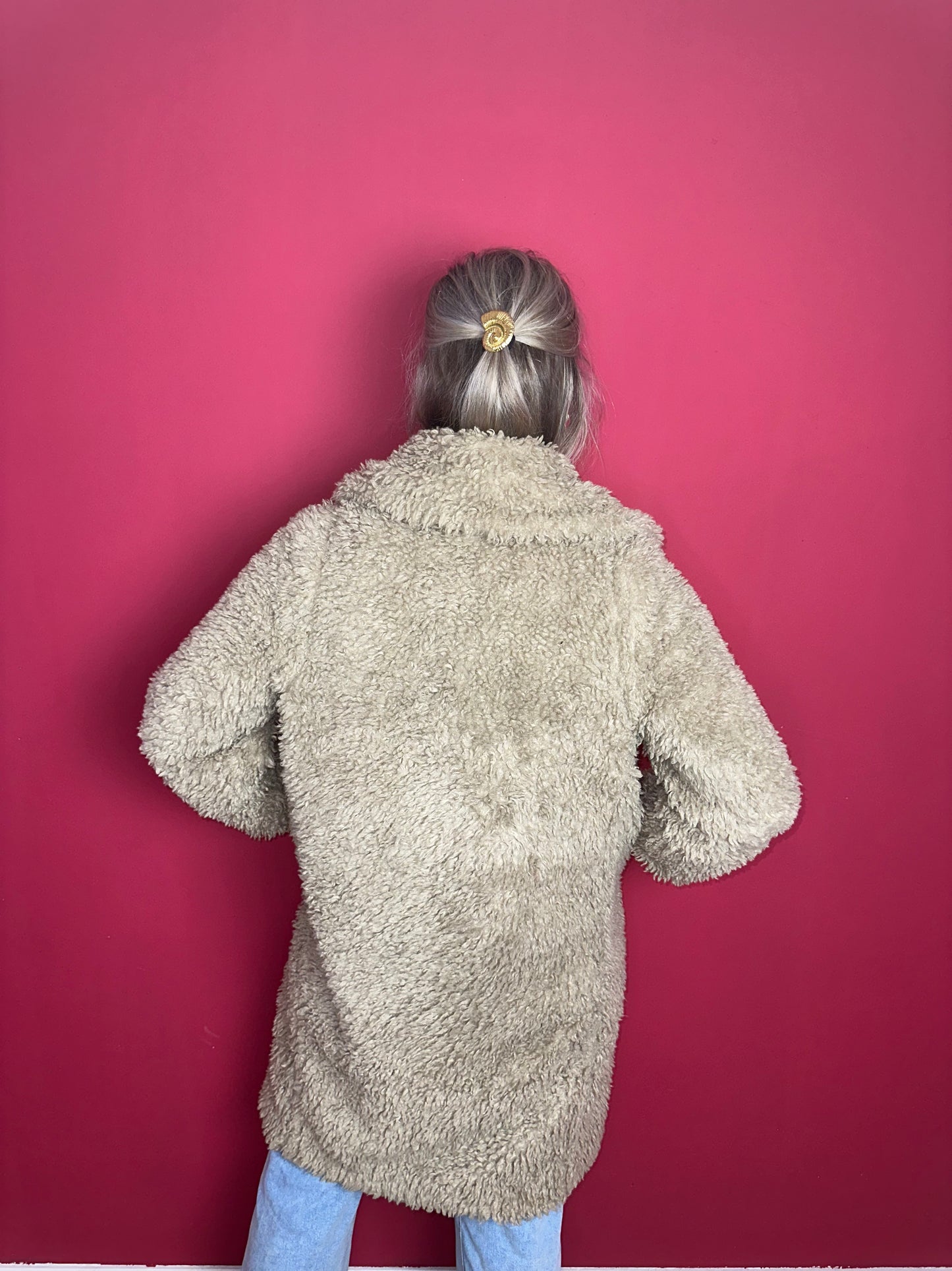 Jas Berenice Paris Teddy beige - Maat 1