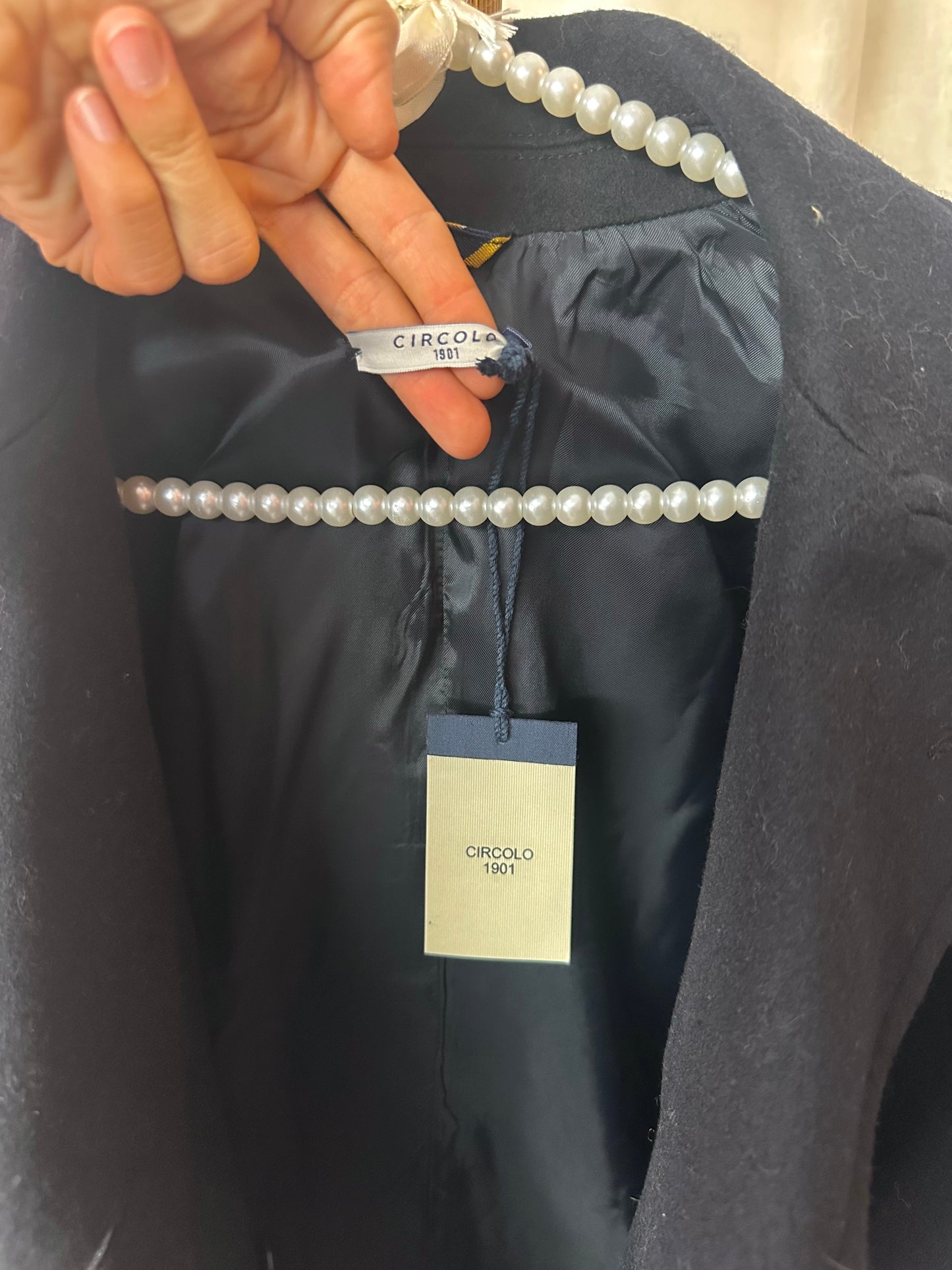 Jas Circolo 1901 donkerblauw - Maat 38