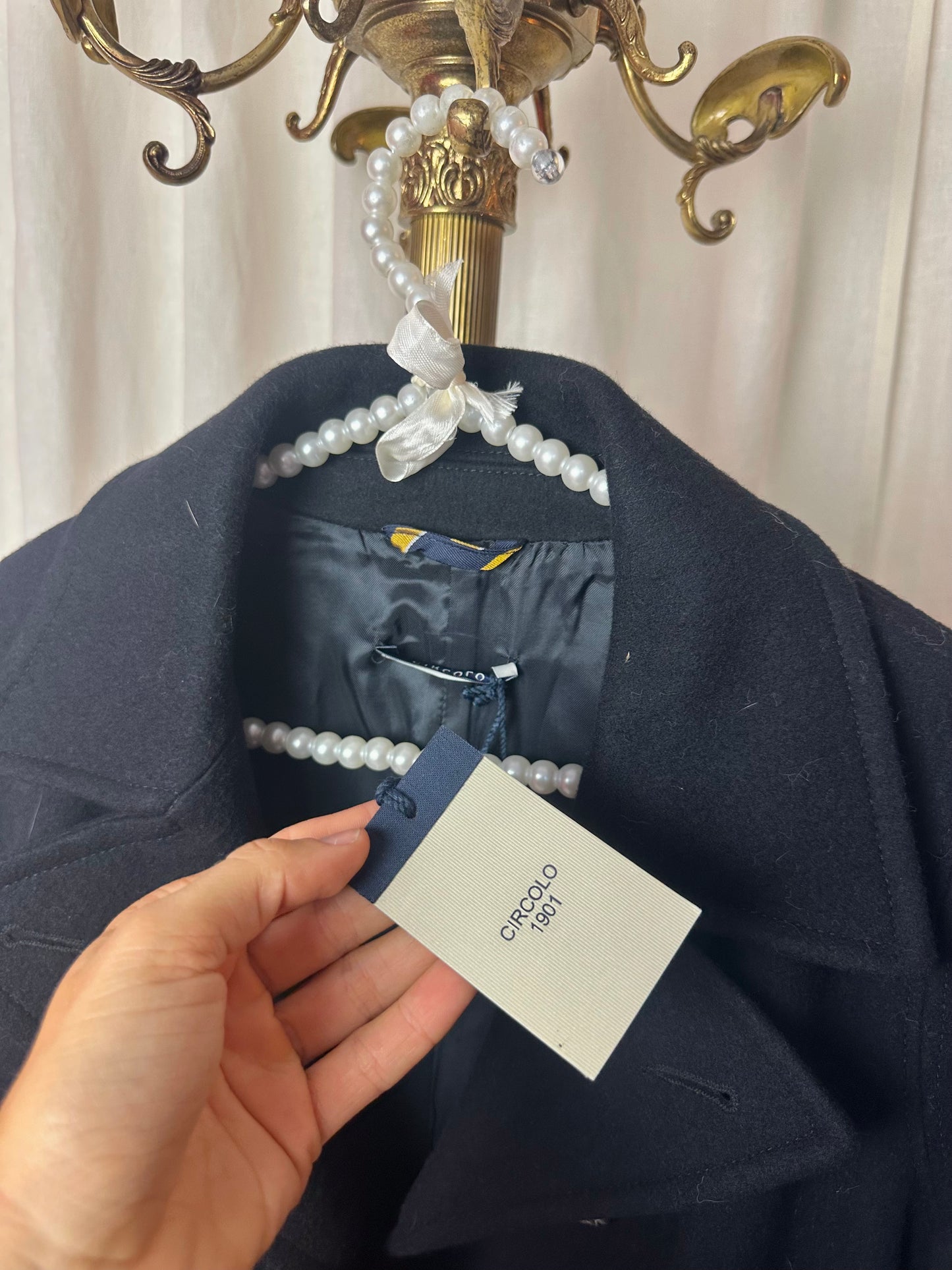 Jas Circolo 1901 donkerblauw - Maat 38
