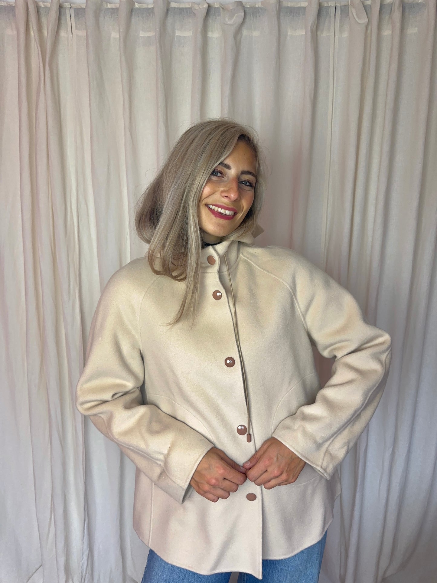 Jas Joseph beige - Maat 38