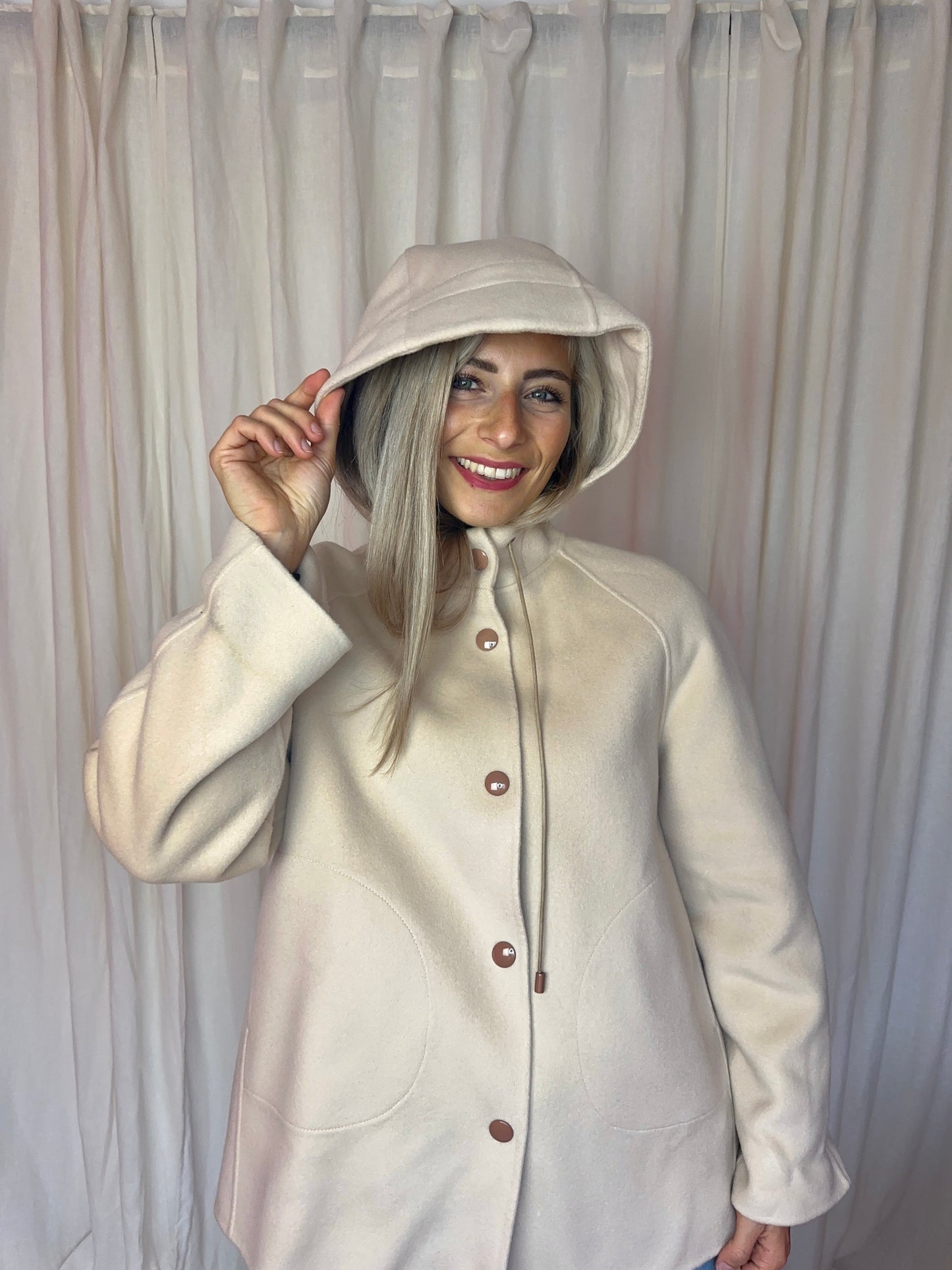 Jas Joseph beige - Maat 38