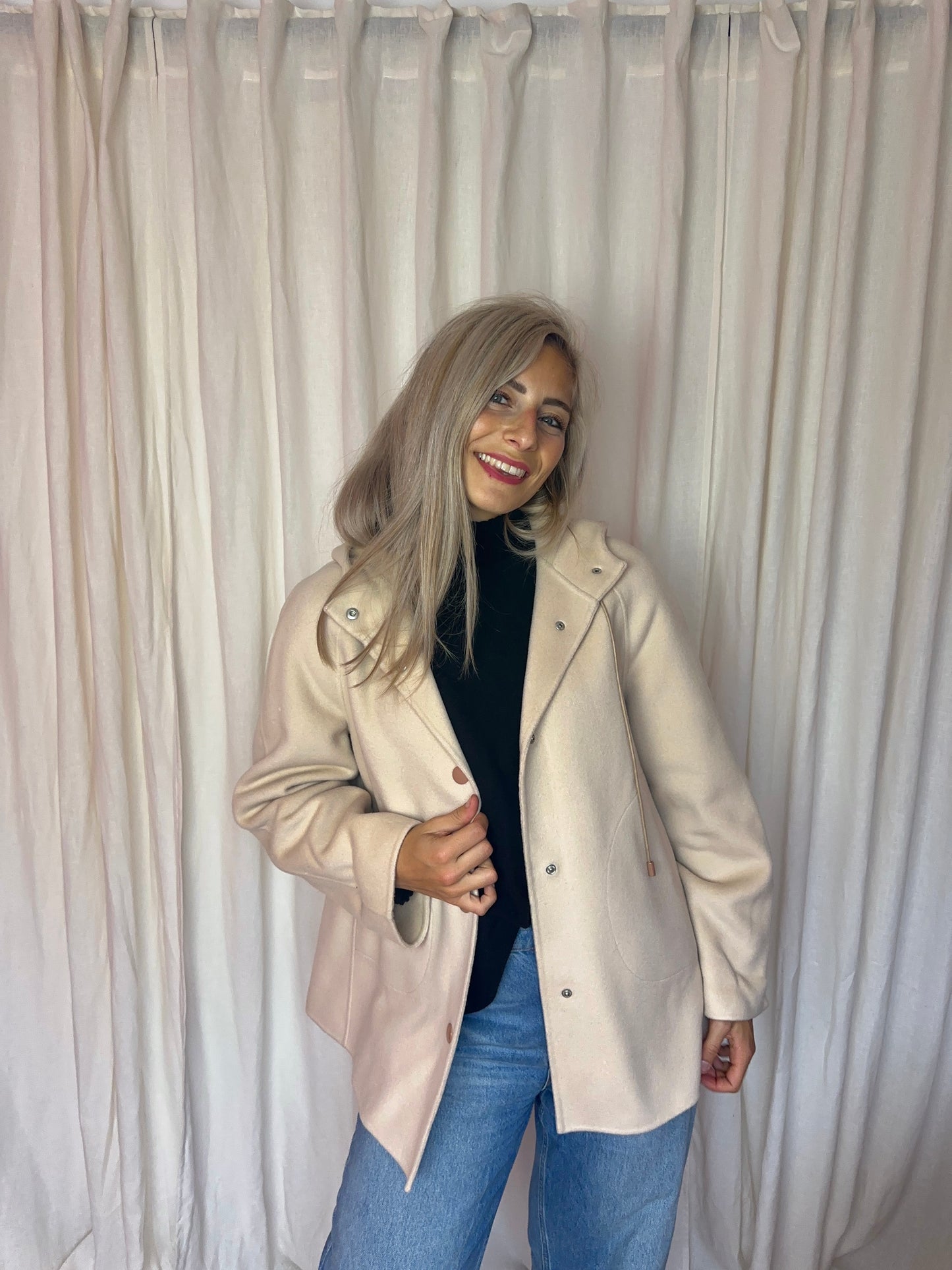 Jas Joseph beige - Maat 38