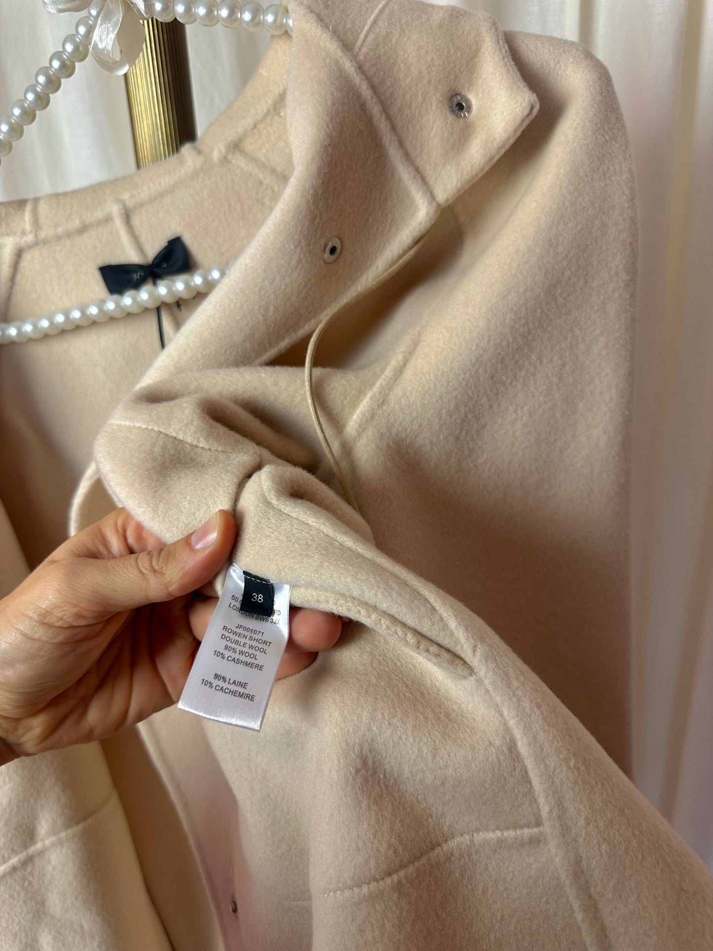 Jas Joseph beige - Maat 38