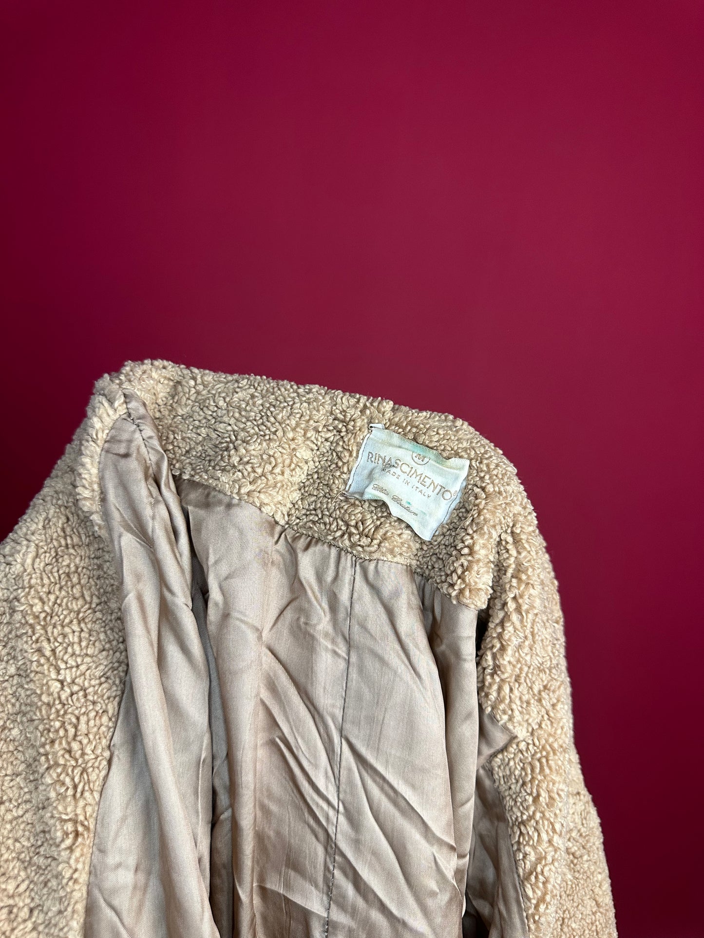 Jas Rinascimento Teddy camel - Maat M