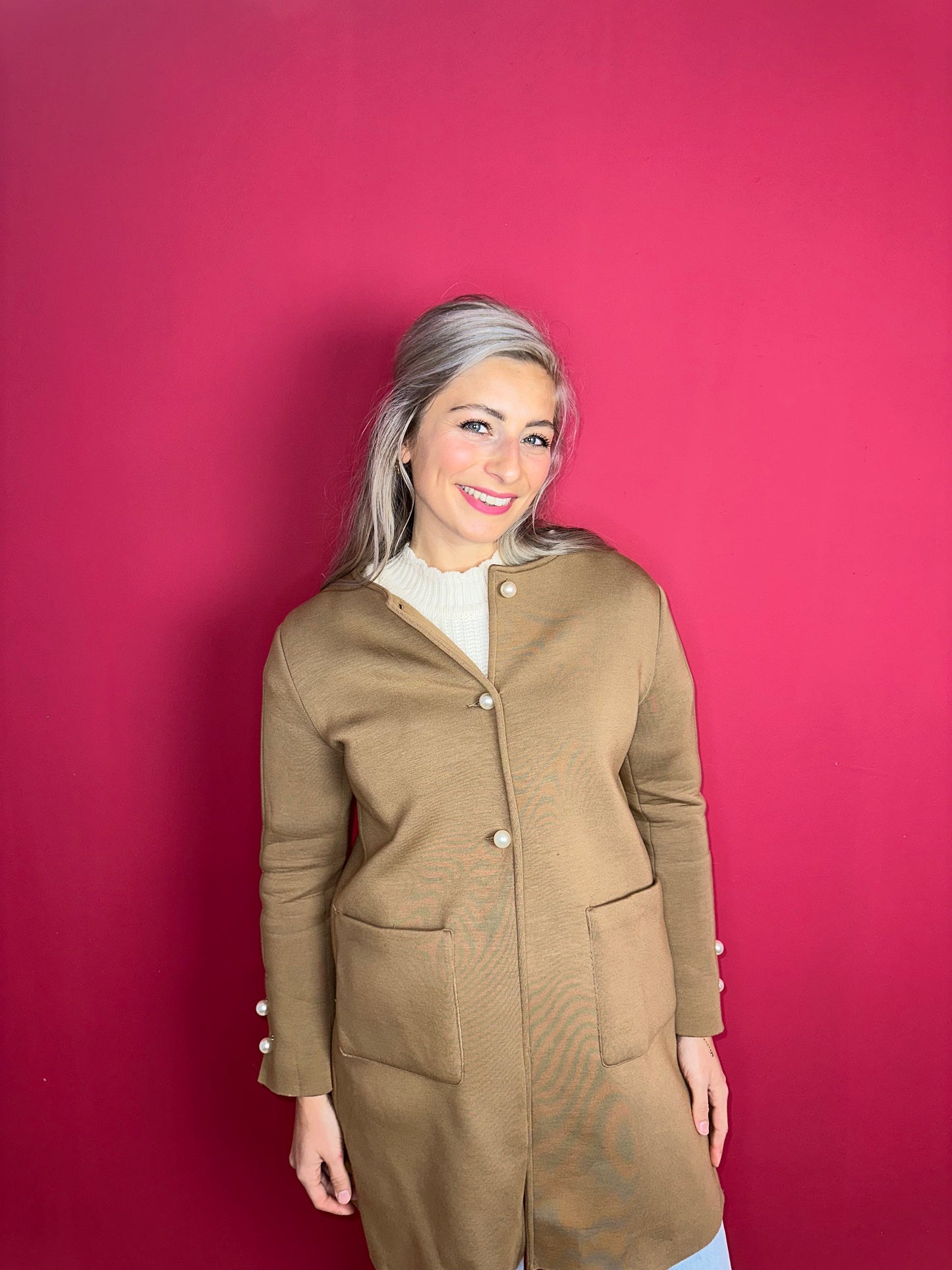 Jas Rinascimento parels camel - Maat S