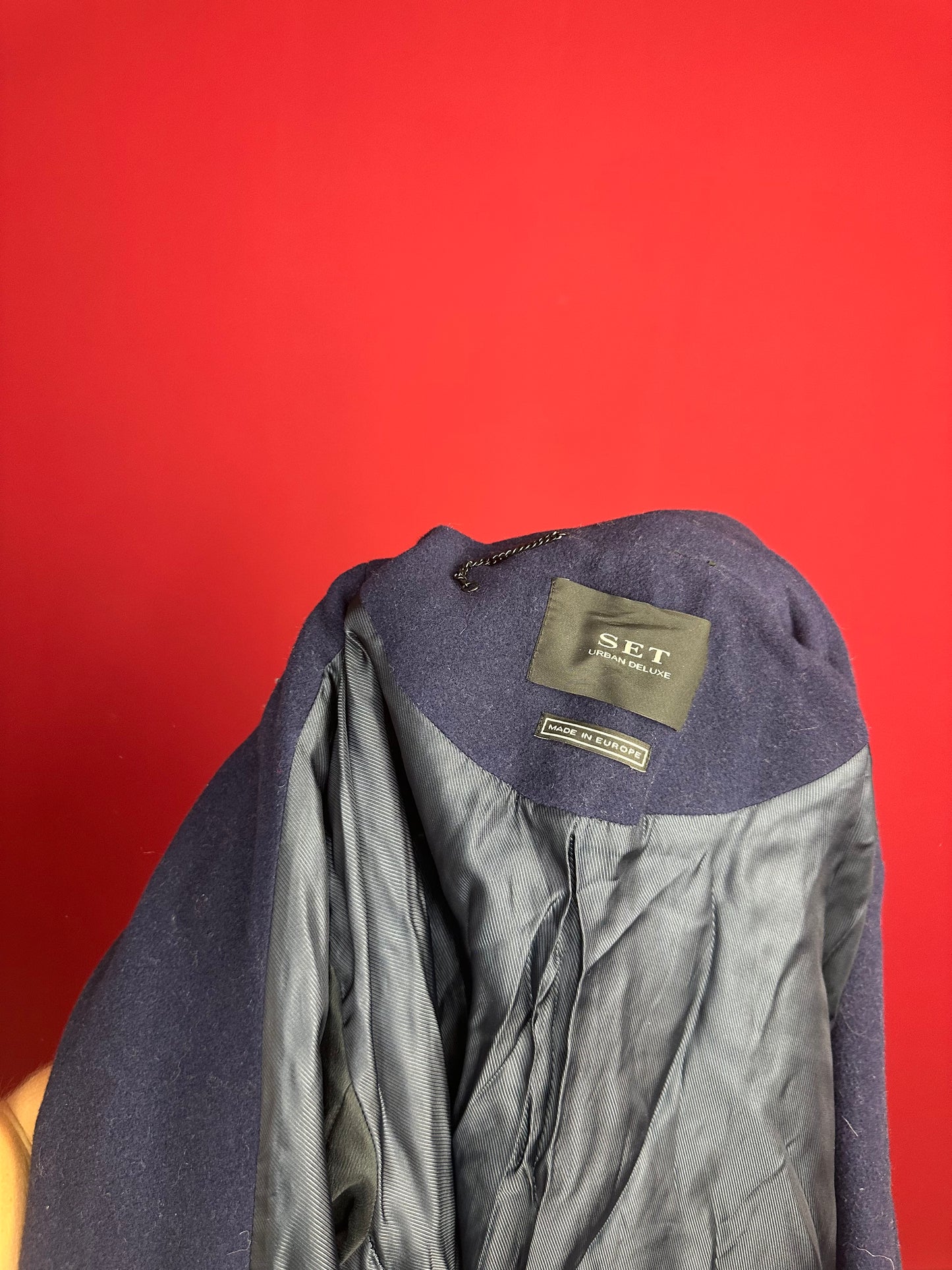 Jas SET franjes donkerblauw - Maat 42