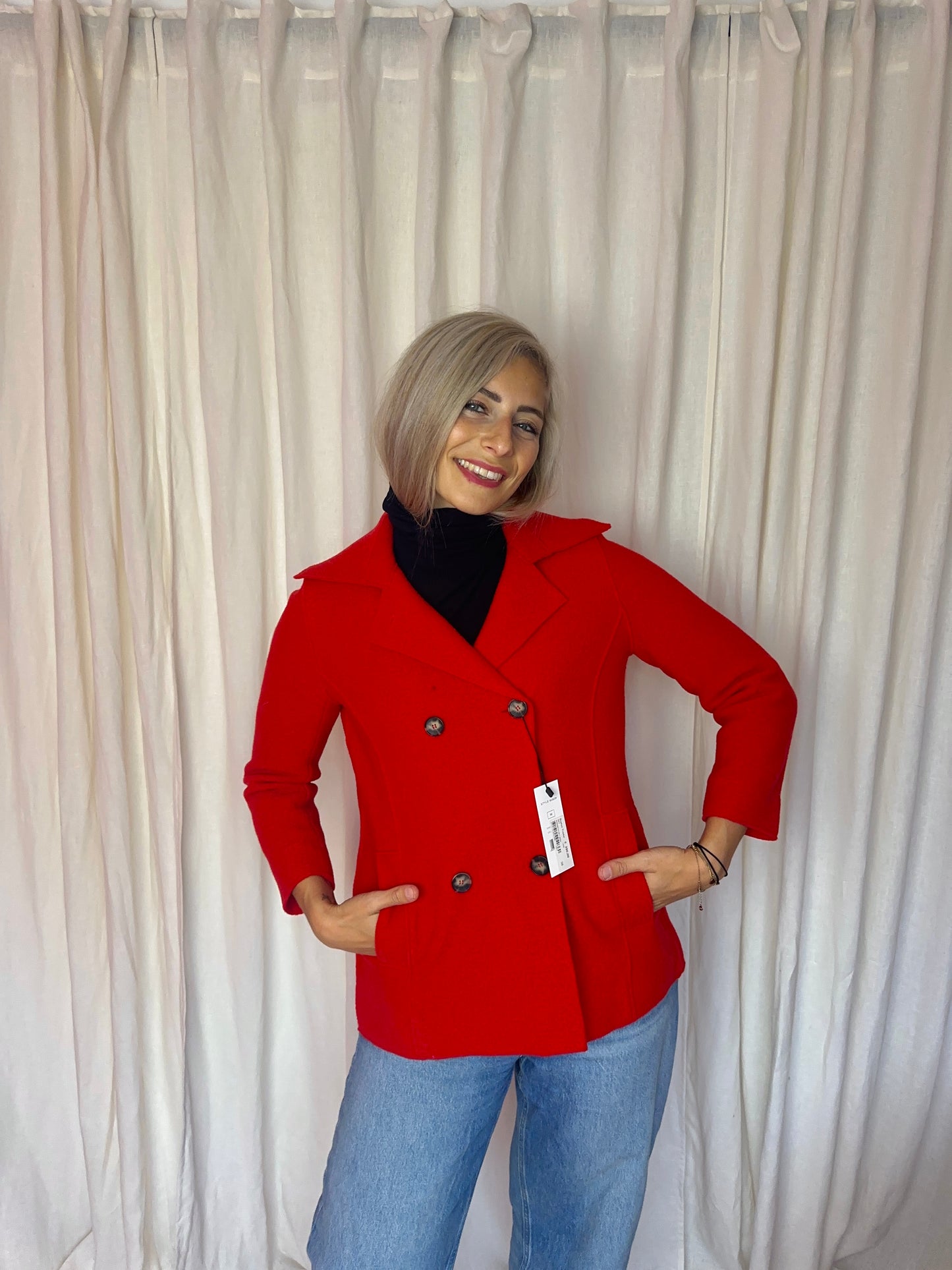 Jas SET rood - Maat 36