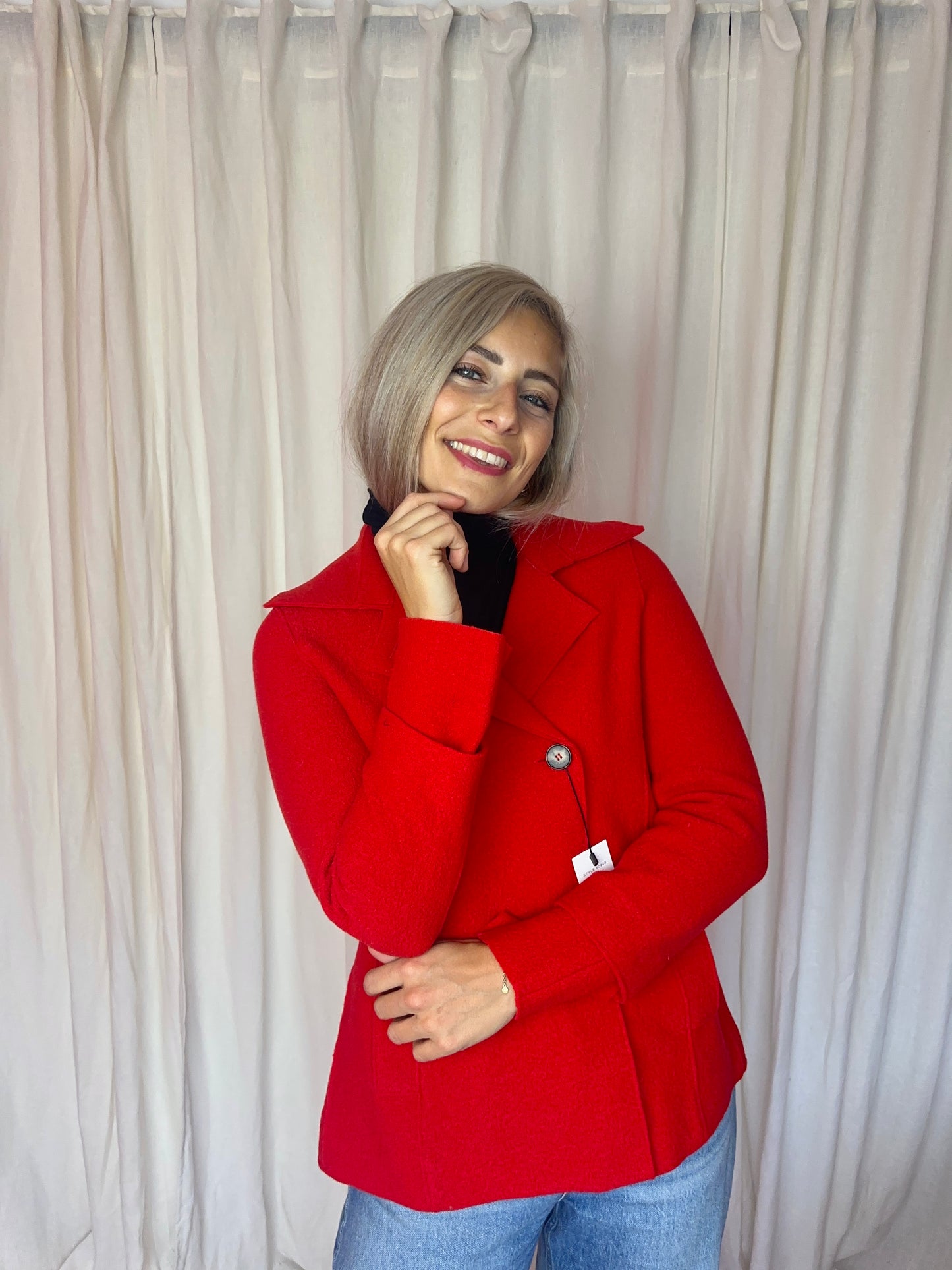 Jas SET rood - Maat 36