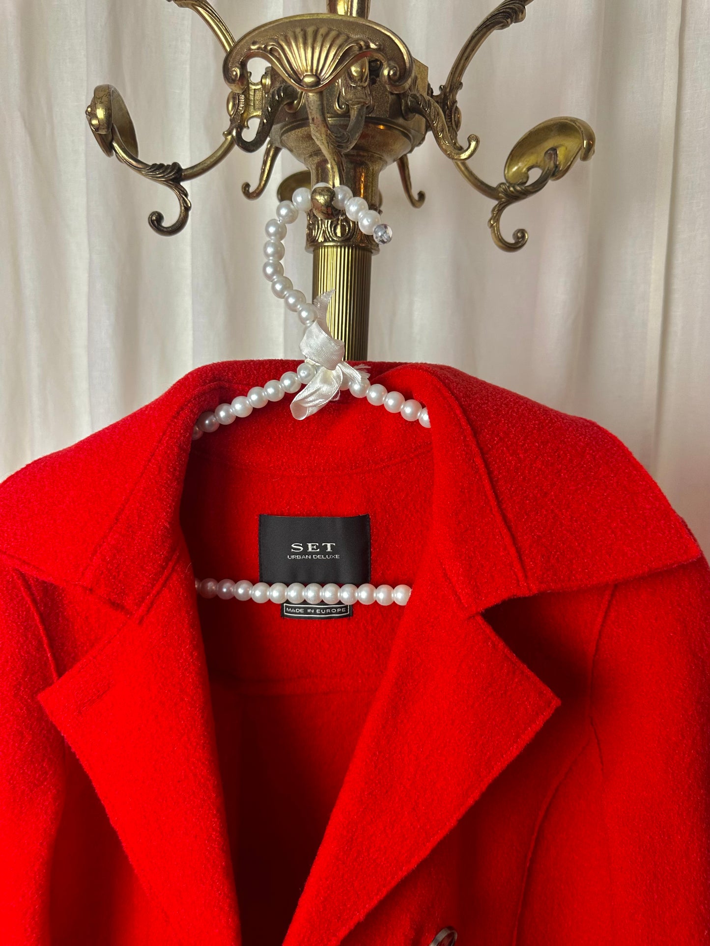 Jas SET rood - Maat 36