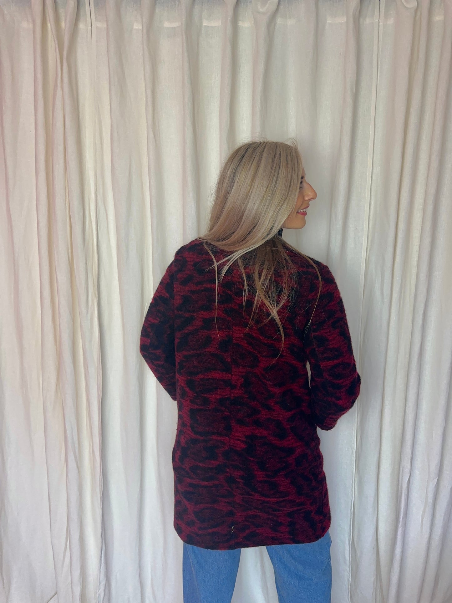 Jas SET rood/zwart - Maat 36
