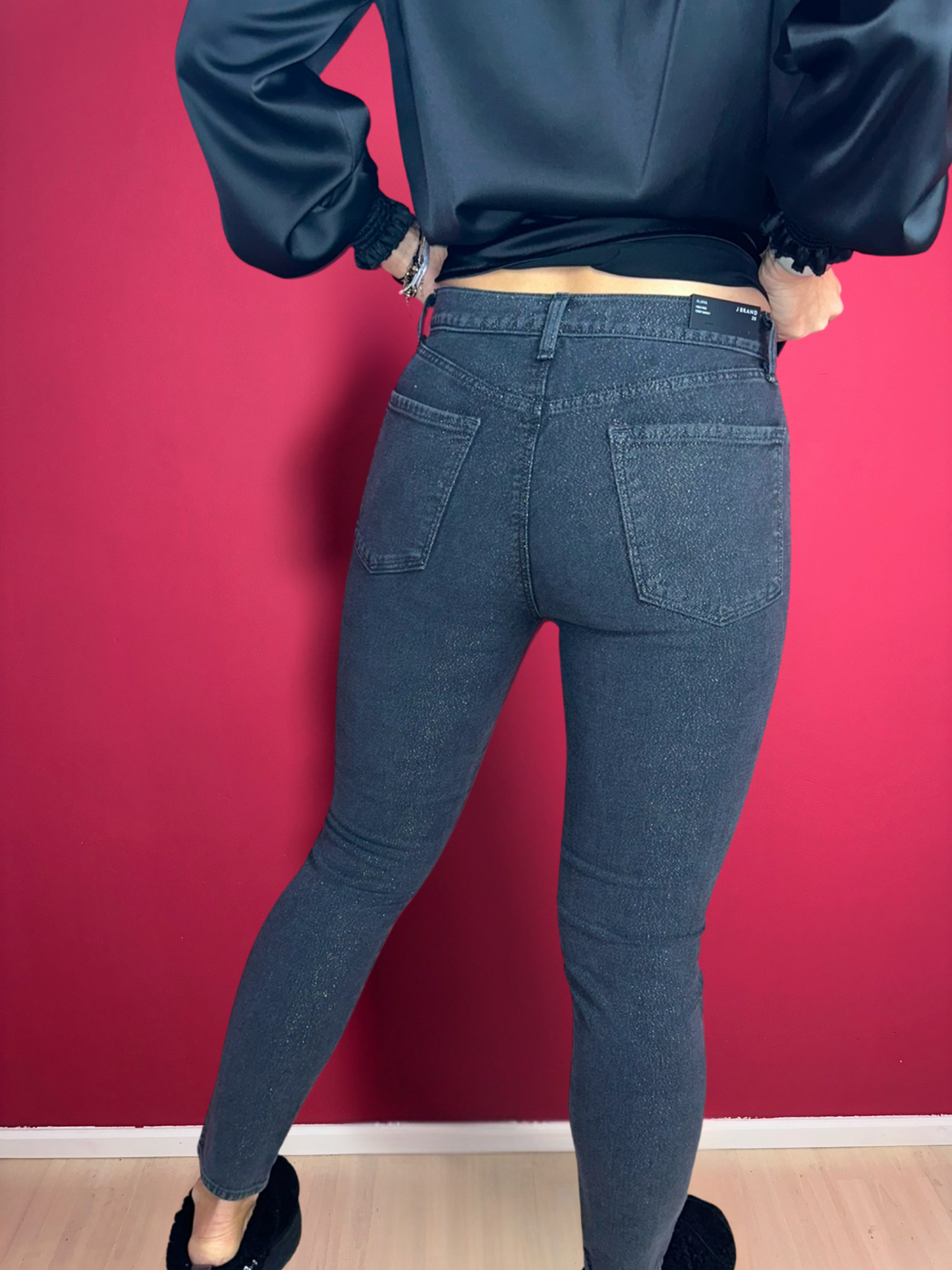 Jeans Jbrand gris/or