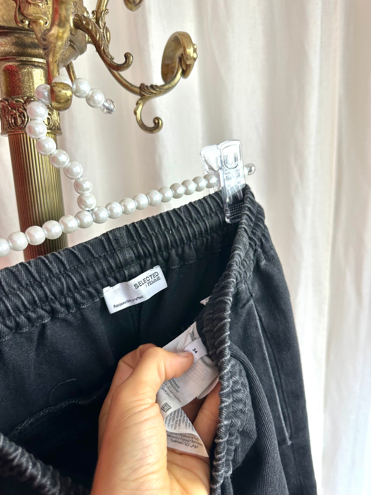 Jeans Selected Femme grijs - Maat XS