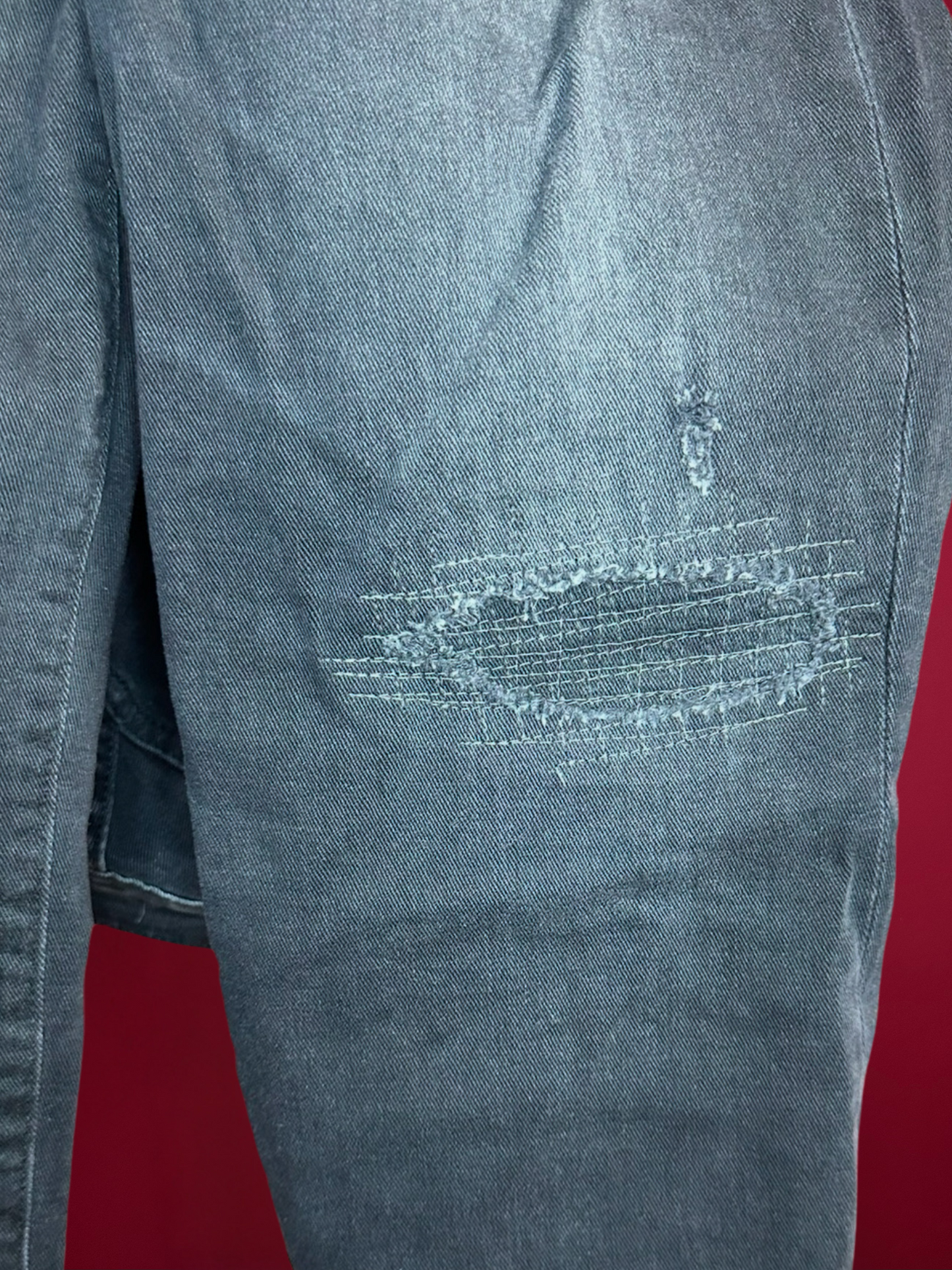 Jeans fermé gris