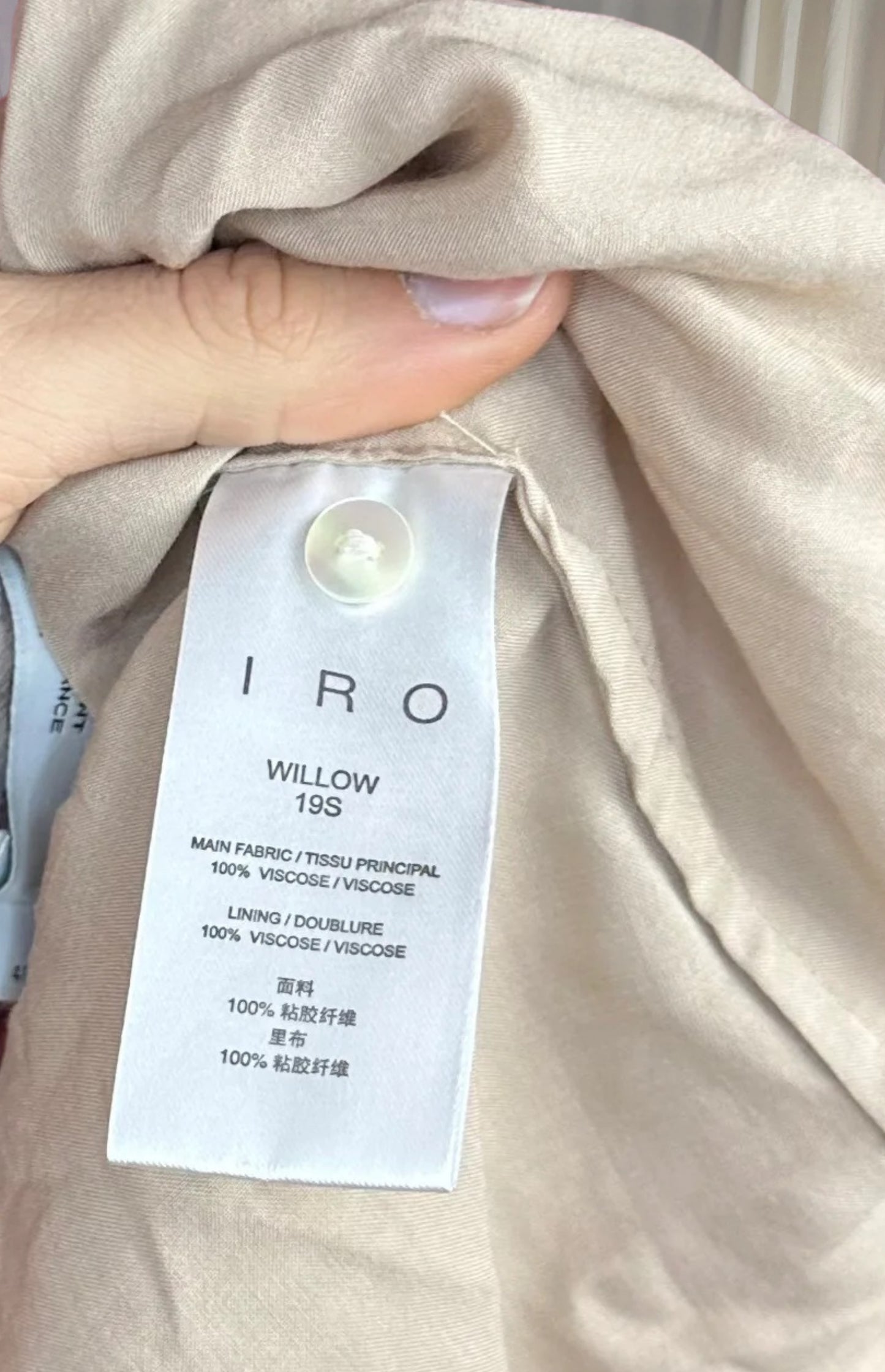 Jurk IRO Willow maxi - Maat 40