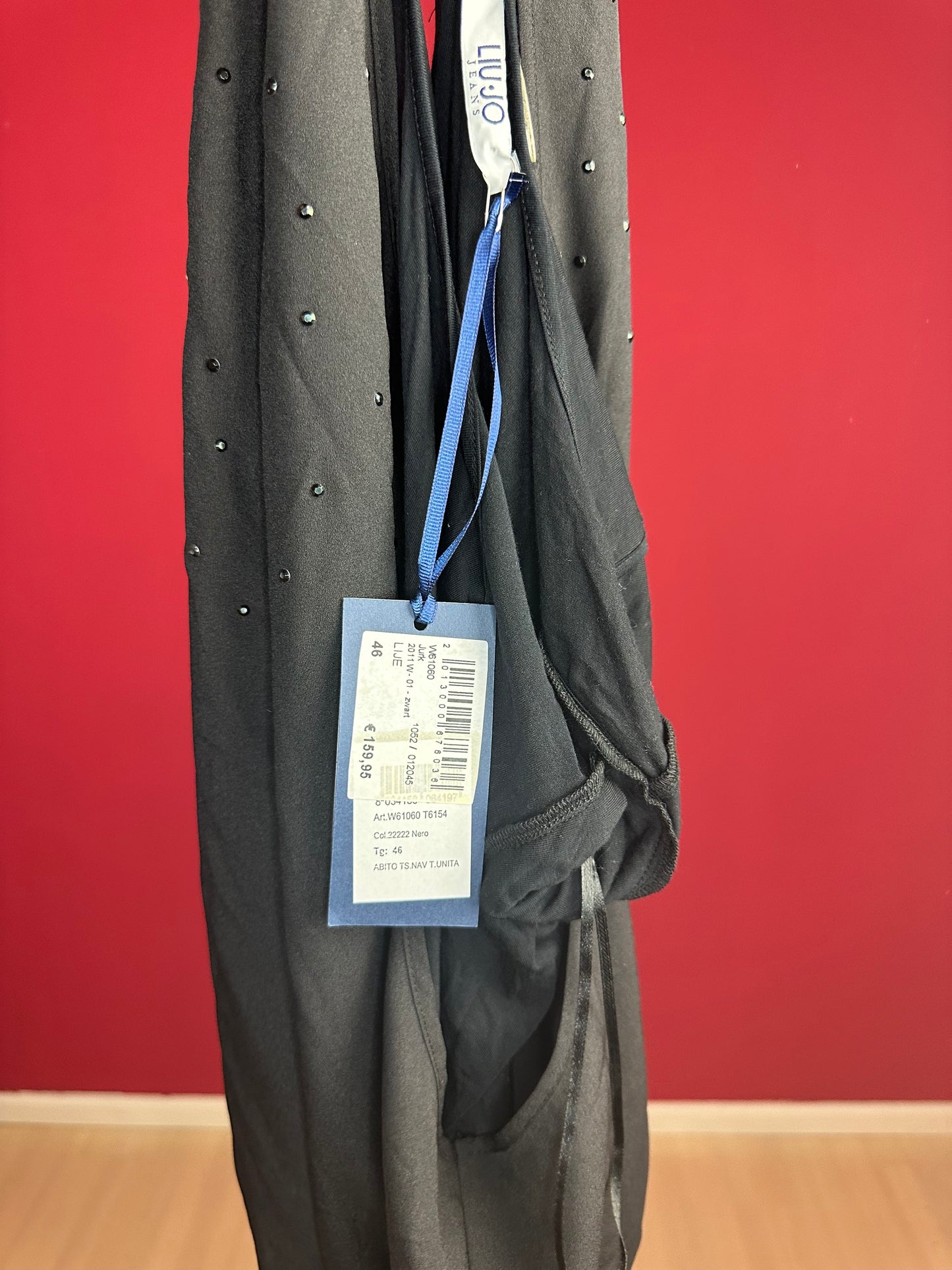 Jurk Liu Jo Elegante Zomerjurk zwart – Maat 46