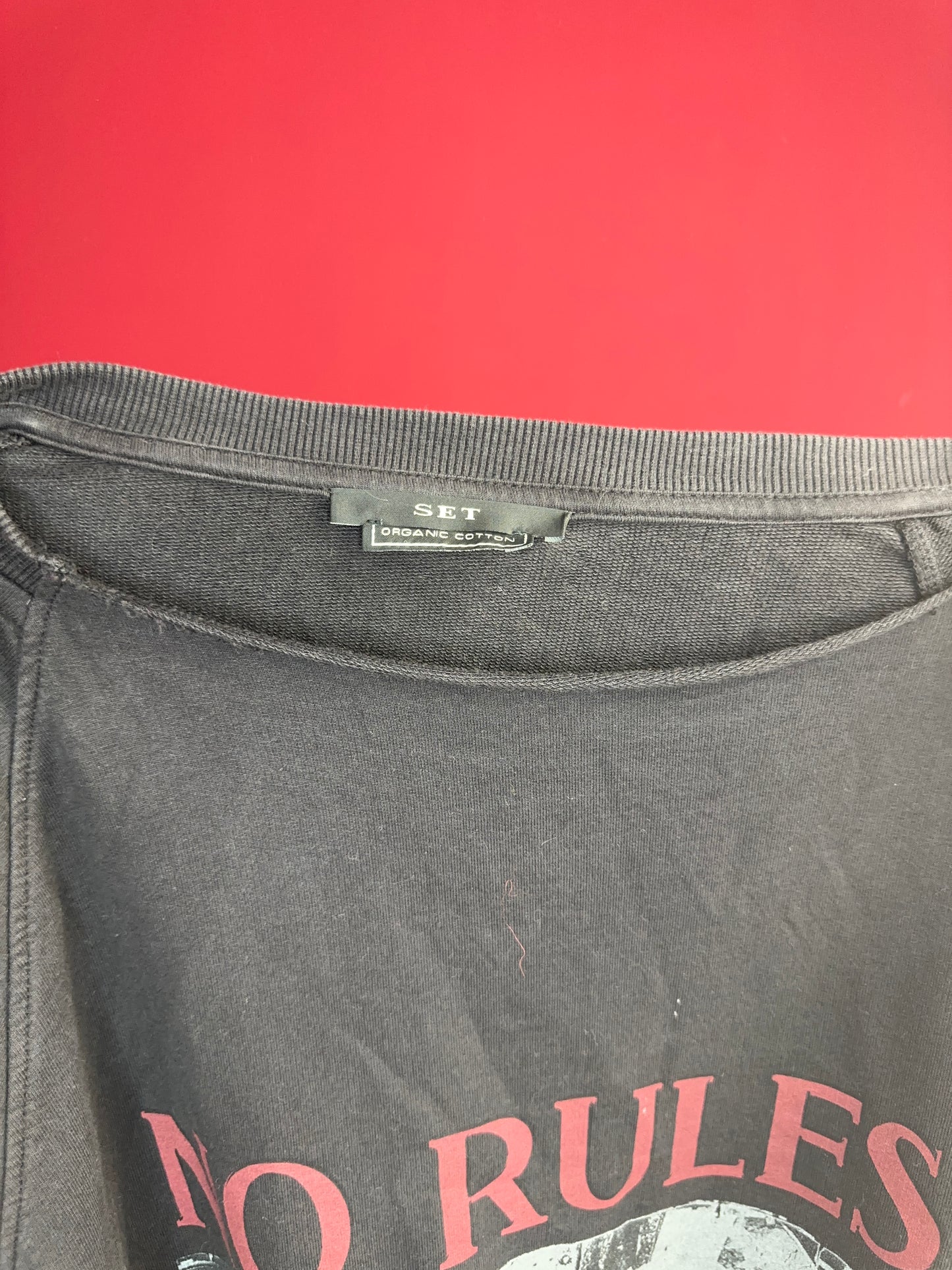 Jurk SET Sweater 'No rules' Katoen – Casual Comfort Maat 40