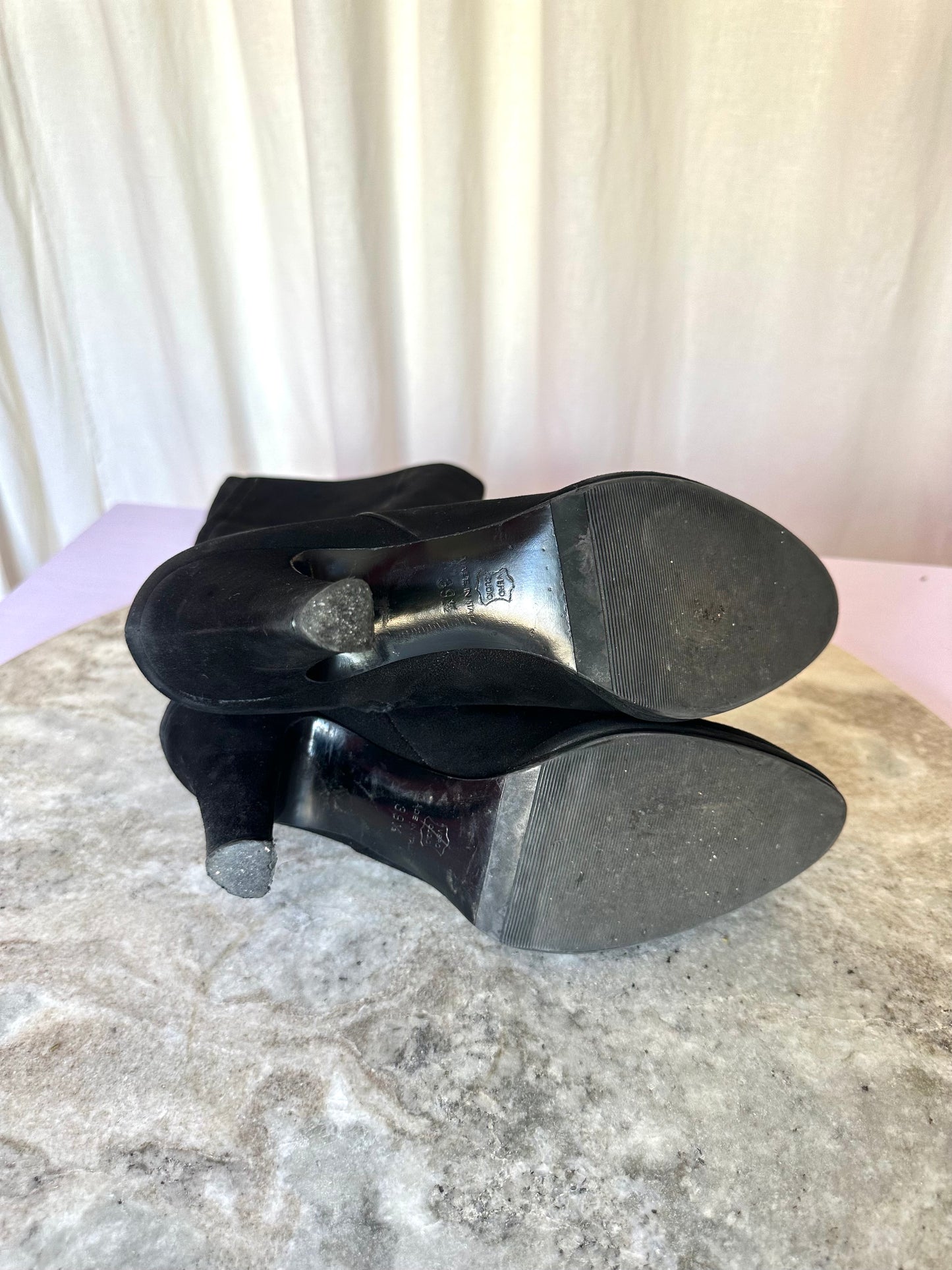 Laarzen Enrico Antinori suede zwart maat 39,5