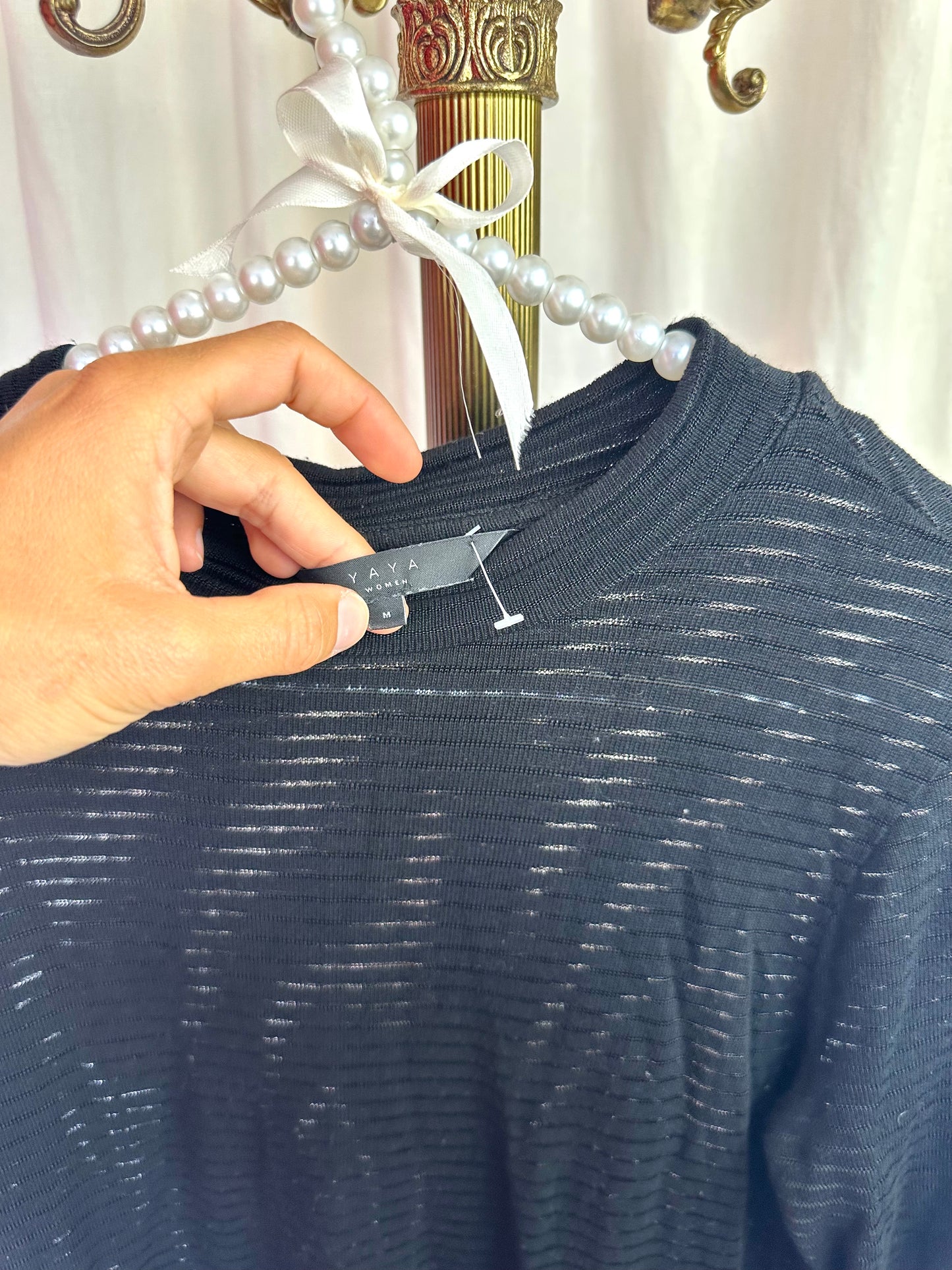 Longsleeve Yaya zwart maat M