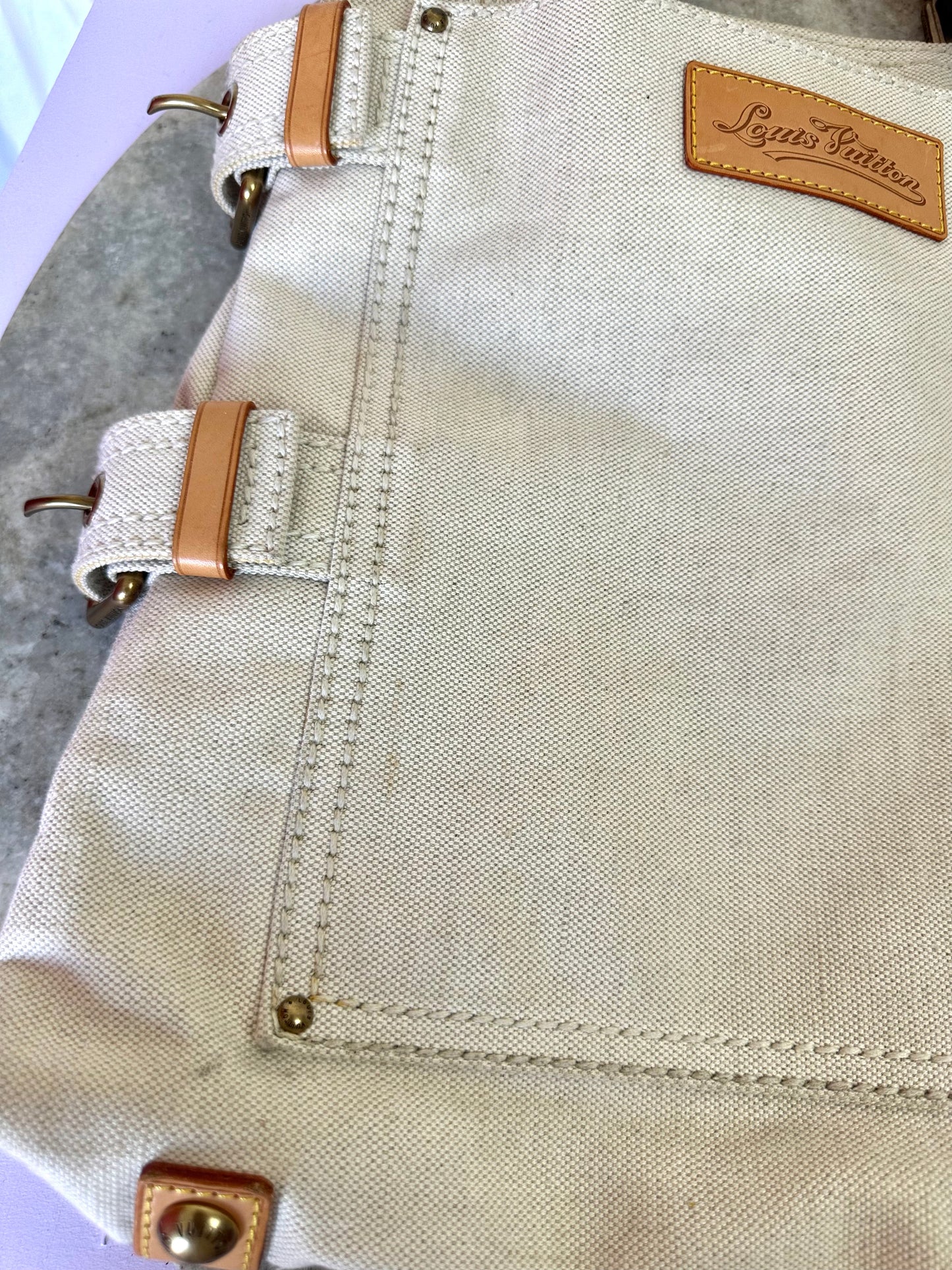 Louis Vuitton Globe shopper bag tote beige