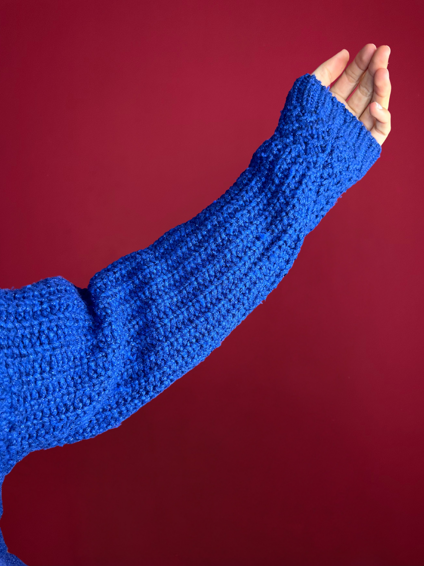 Cardigan SET cobalt lurex