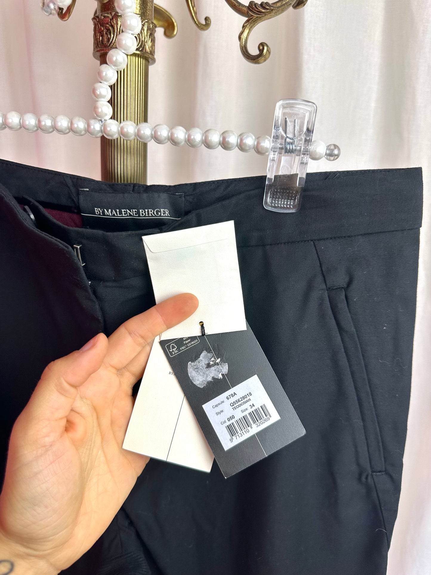 Pantalon By Malene Birger zwart - Maat 34