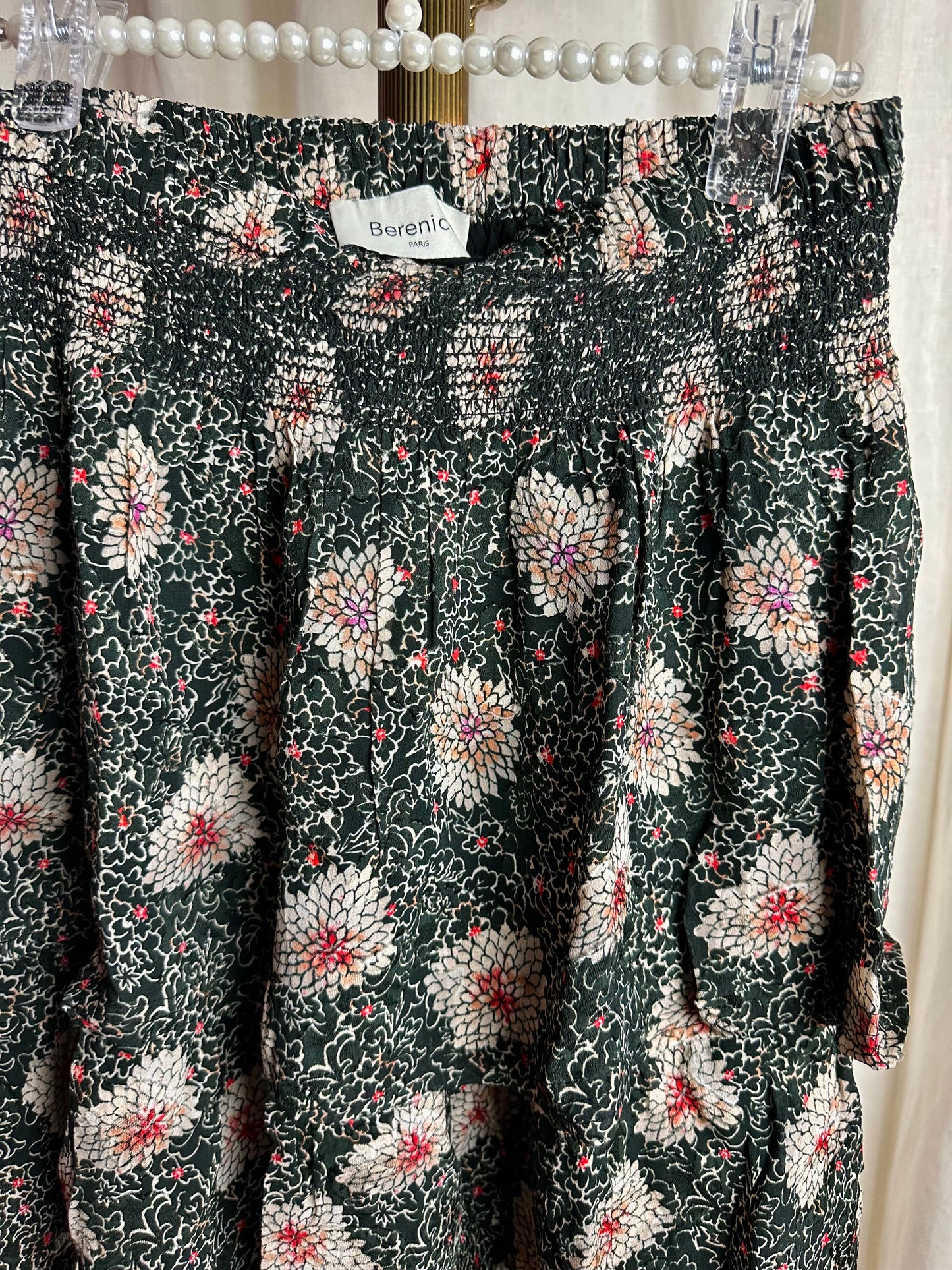 Rok Berenice Jaelle smocks zwart - Maat 40