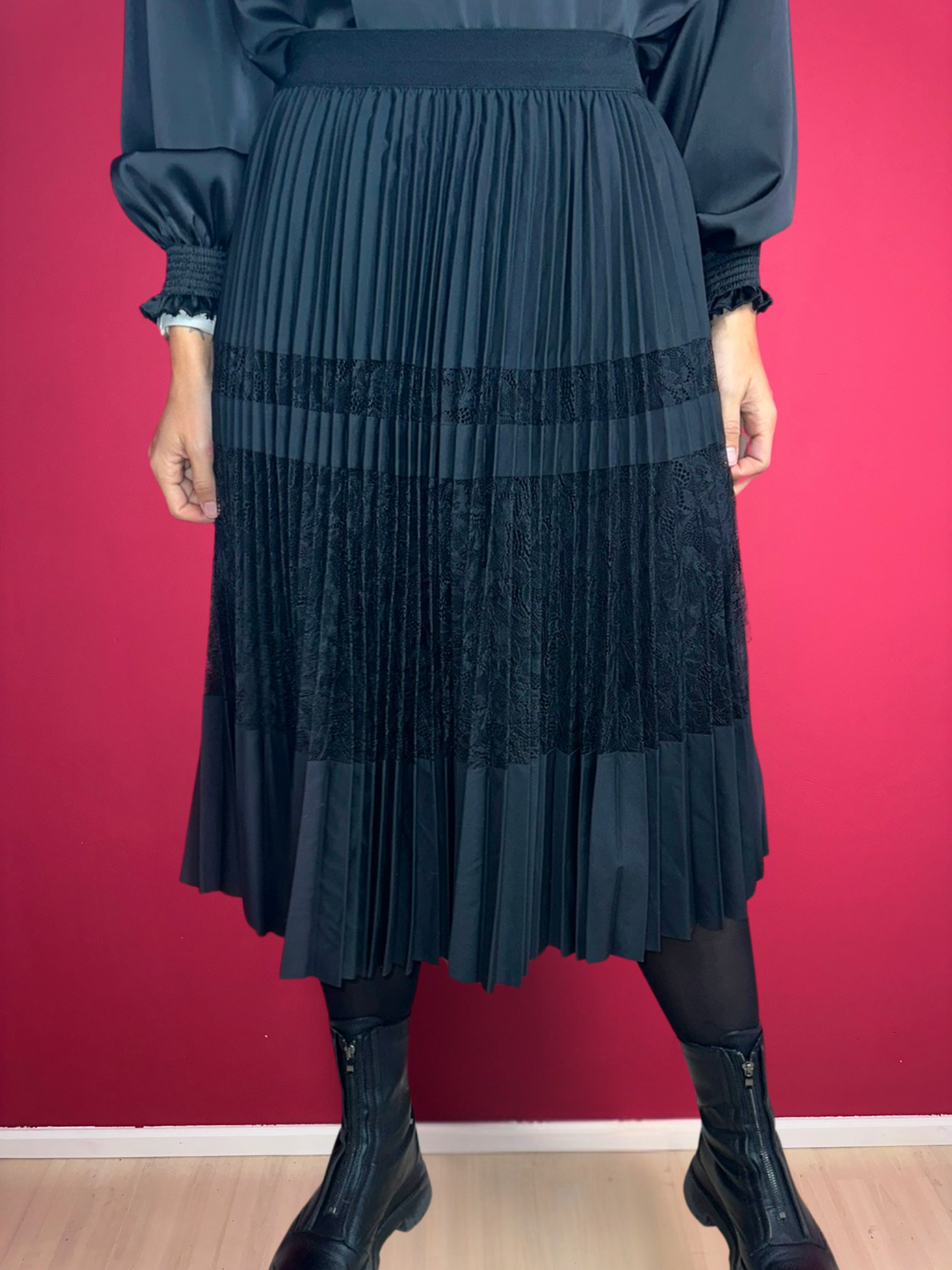 Jupe By Malene Birger en dentelle noire