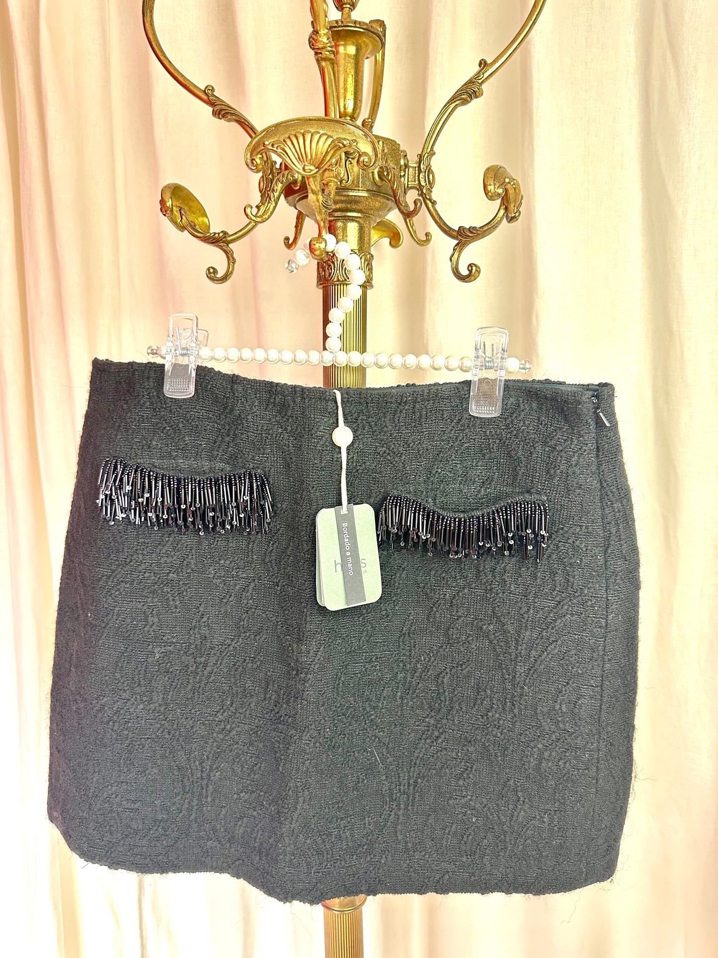 Rok HOSS strass zwart - Maat 40