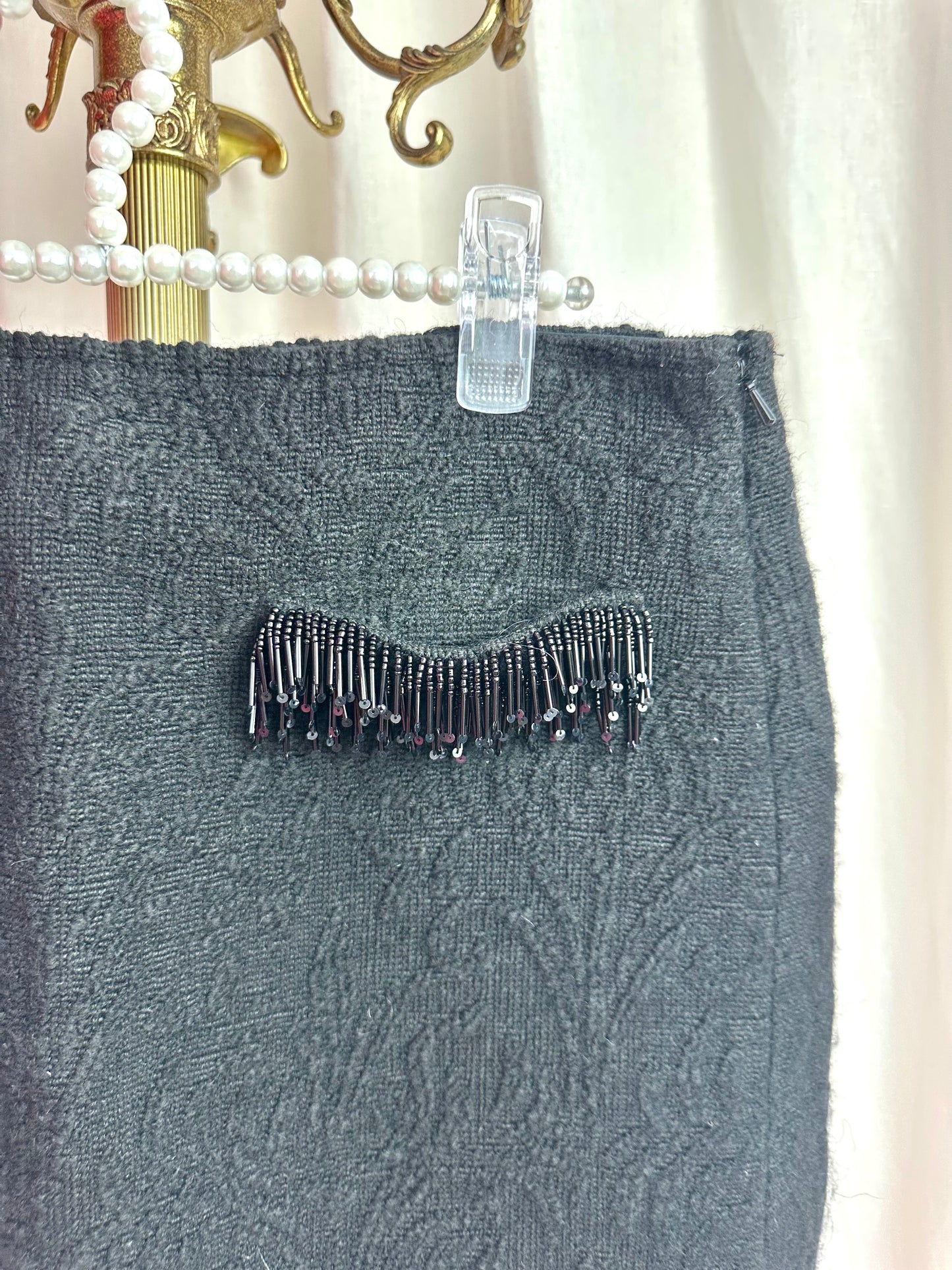 Rok HOSS strass zwart - Maat 40