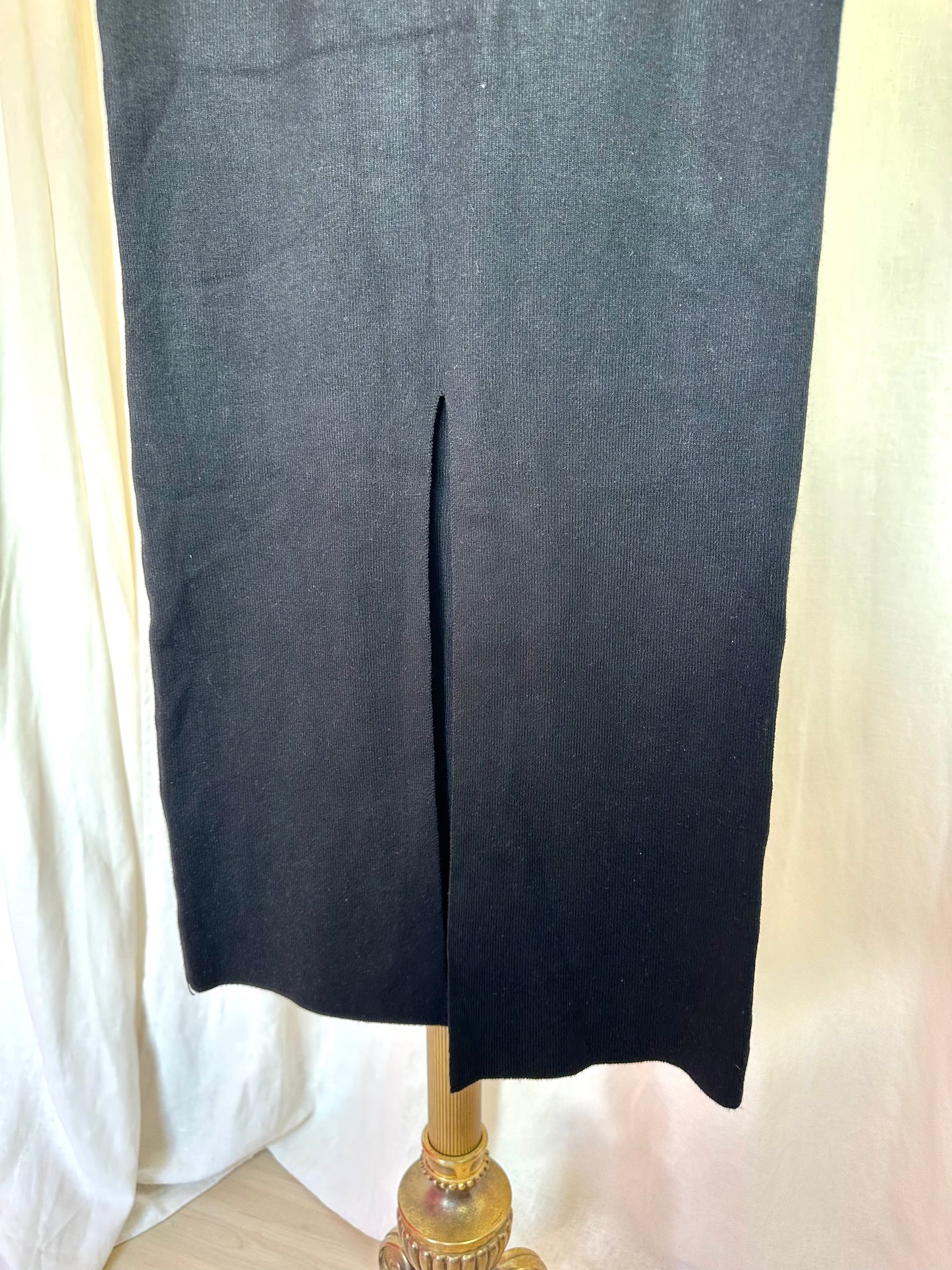 Rok H&M gebreid zwart maat XS