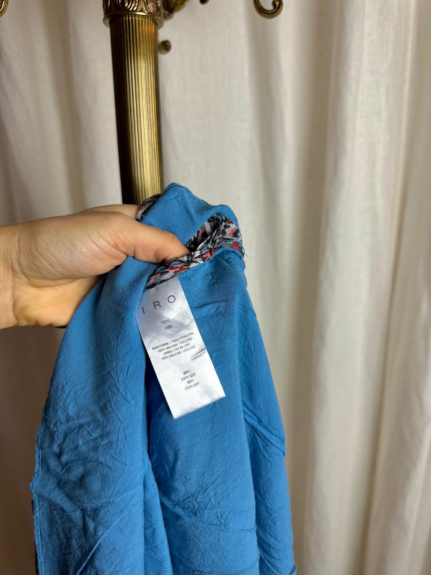 Jupe IRO bleu clair
