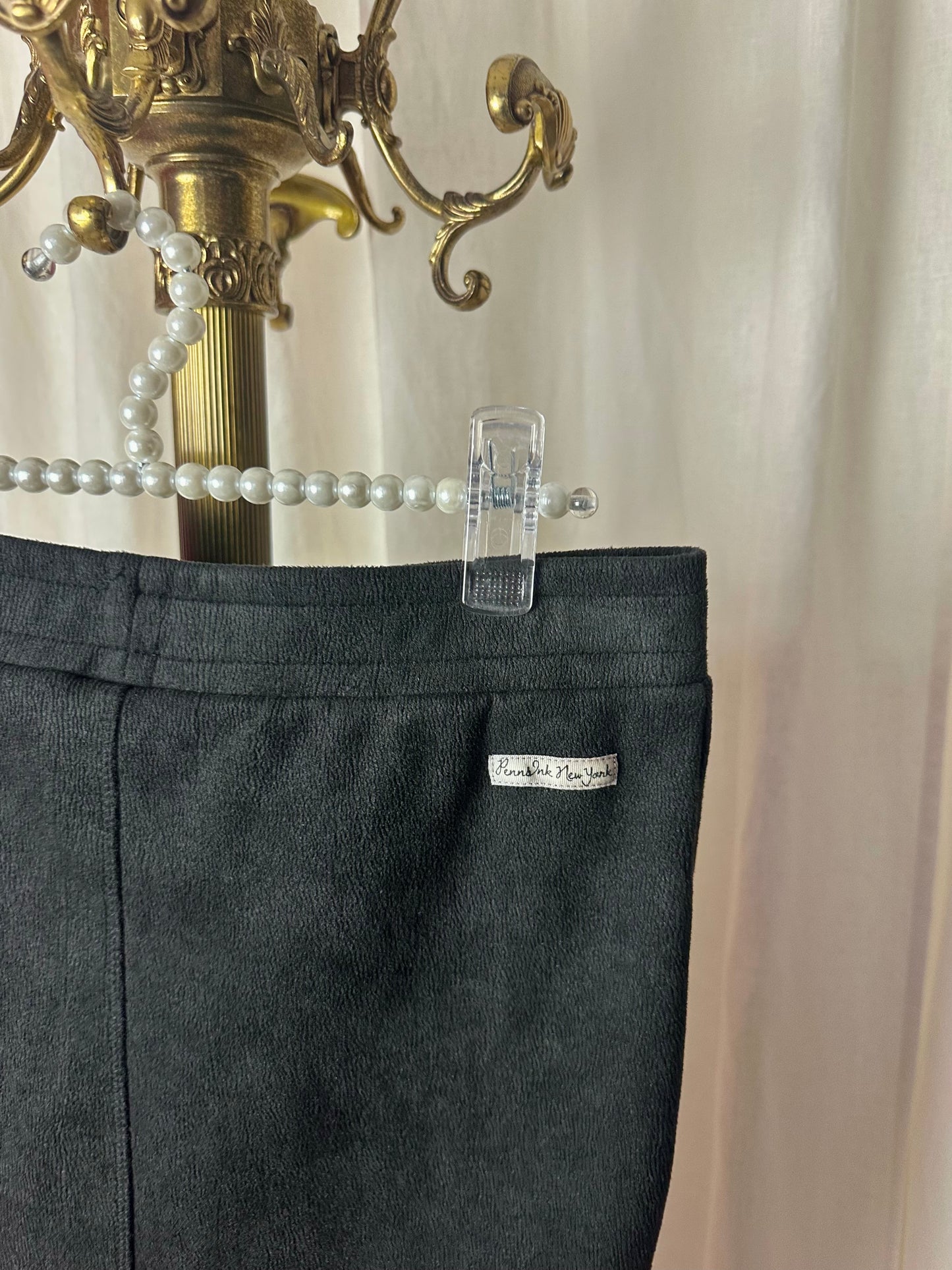 Rok Penn&Ink casual basic stretch grijs maat S