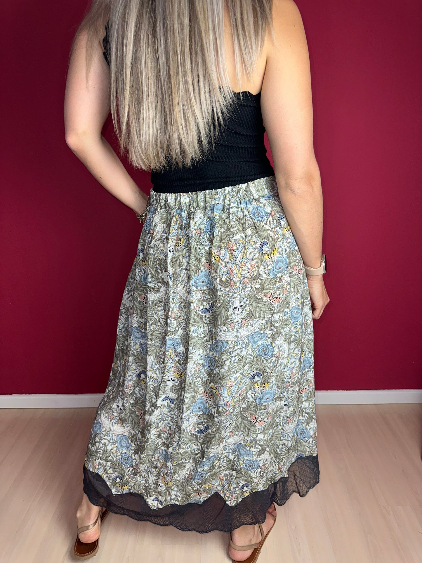Rok Zadig & Voltaire Joslin Soft British Flowers – Maat 42