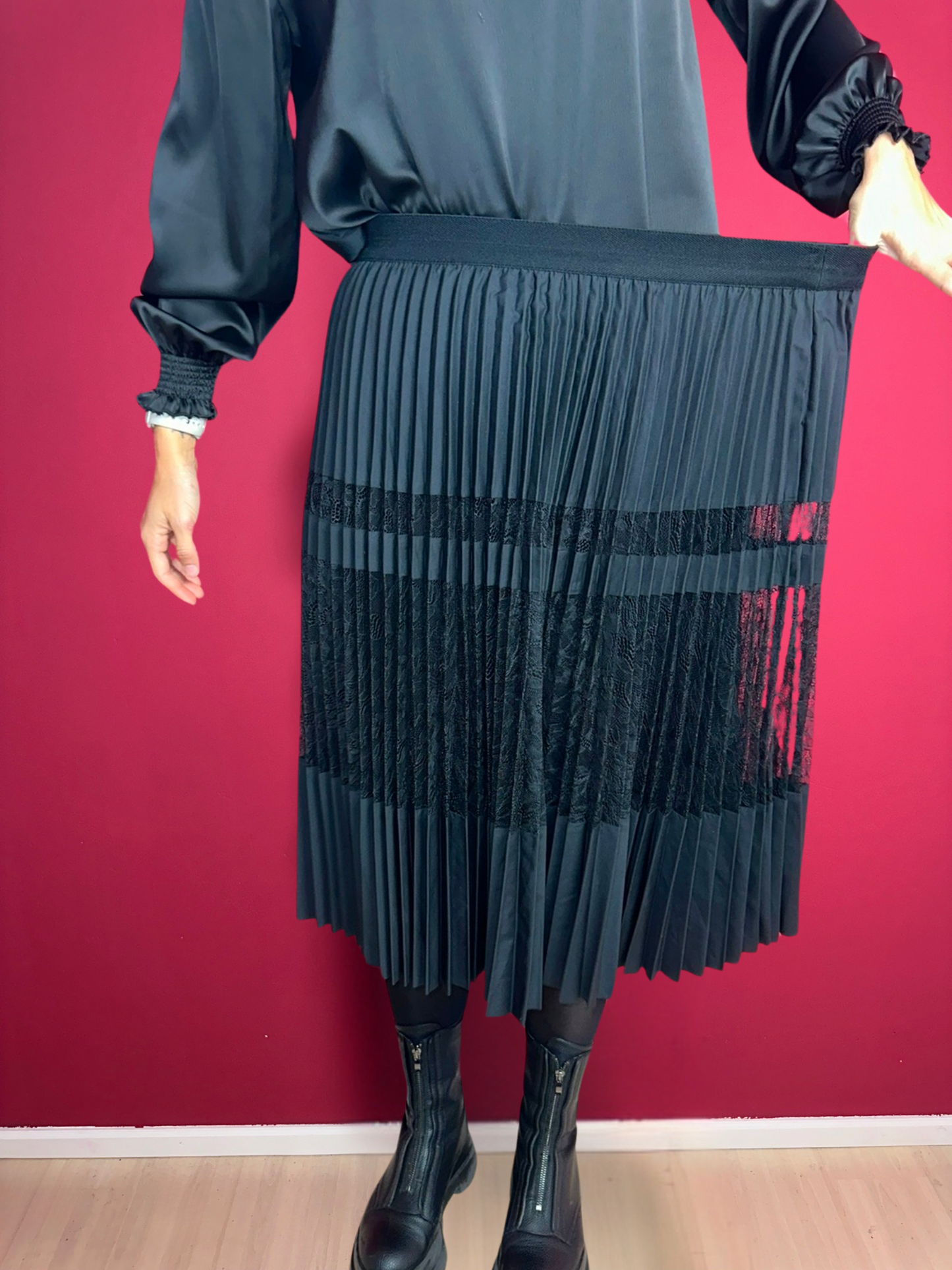 Jupe By Malene Birger en dentelle noire