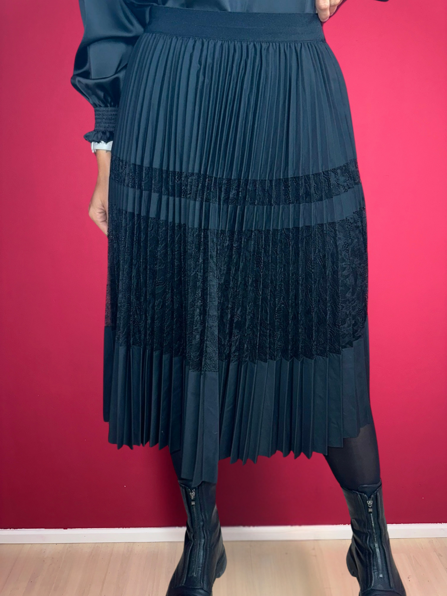 Jupe By Malene Birger en dentelle noire