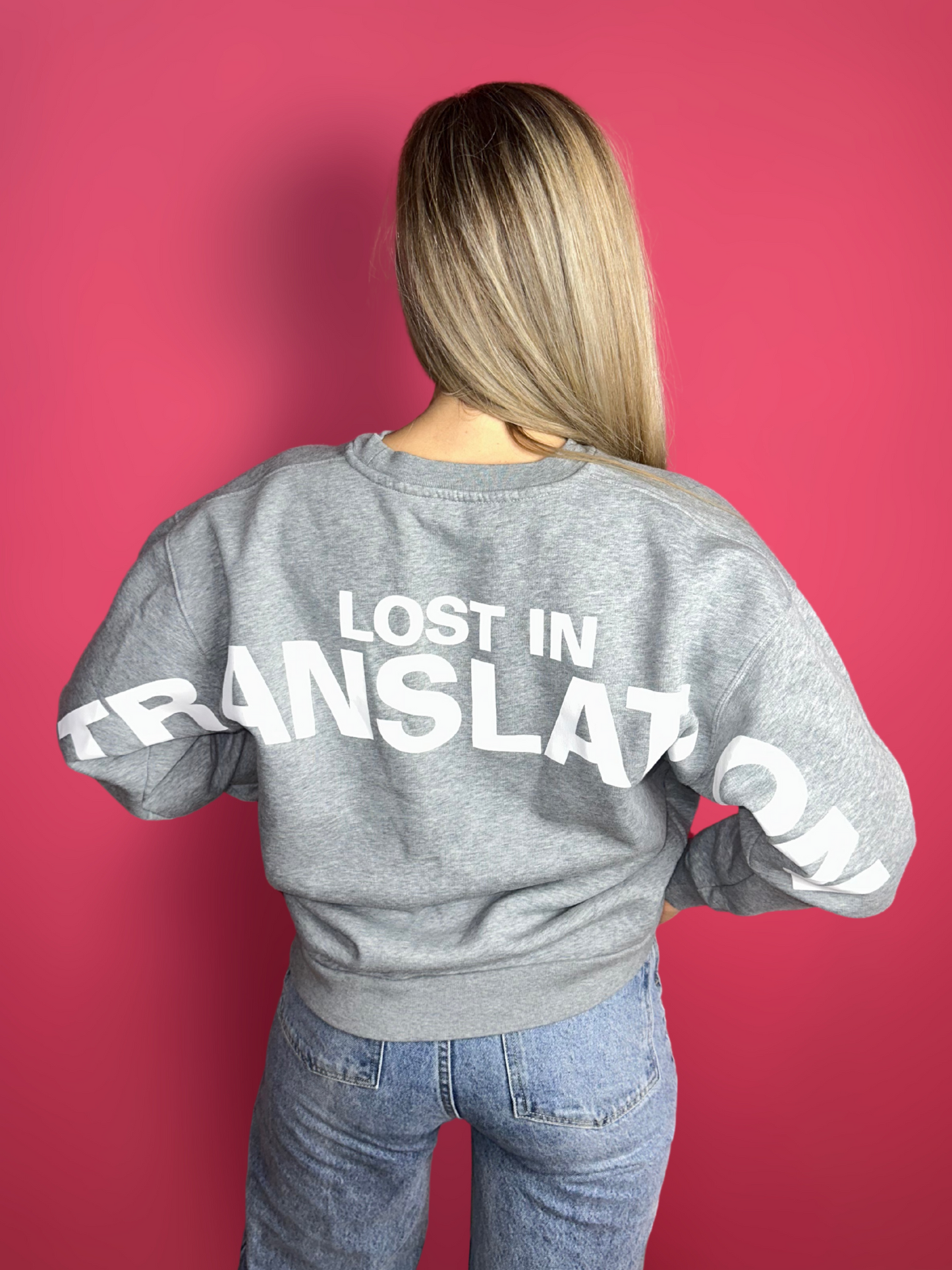 Pull gris fermé