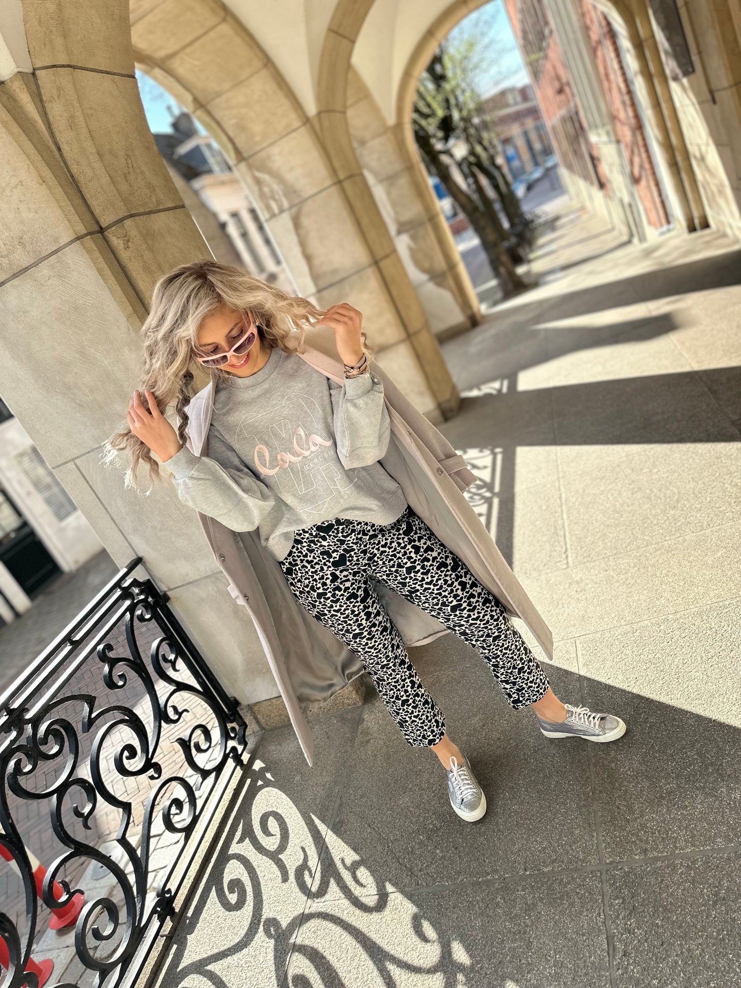 Pull Lala Berlin gris clair taille S