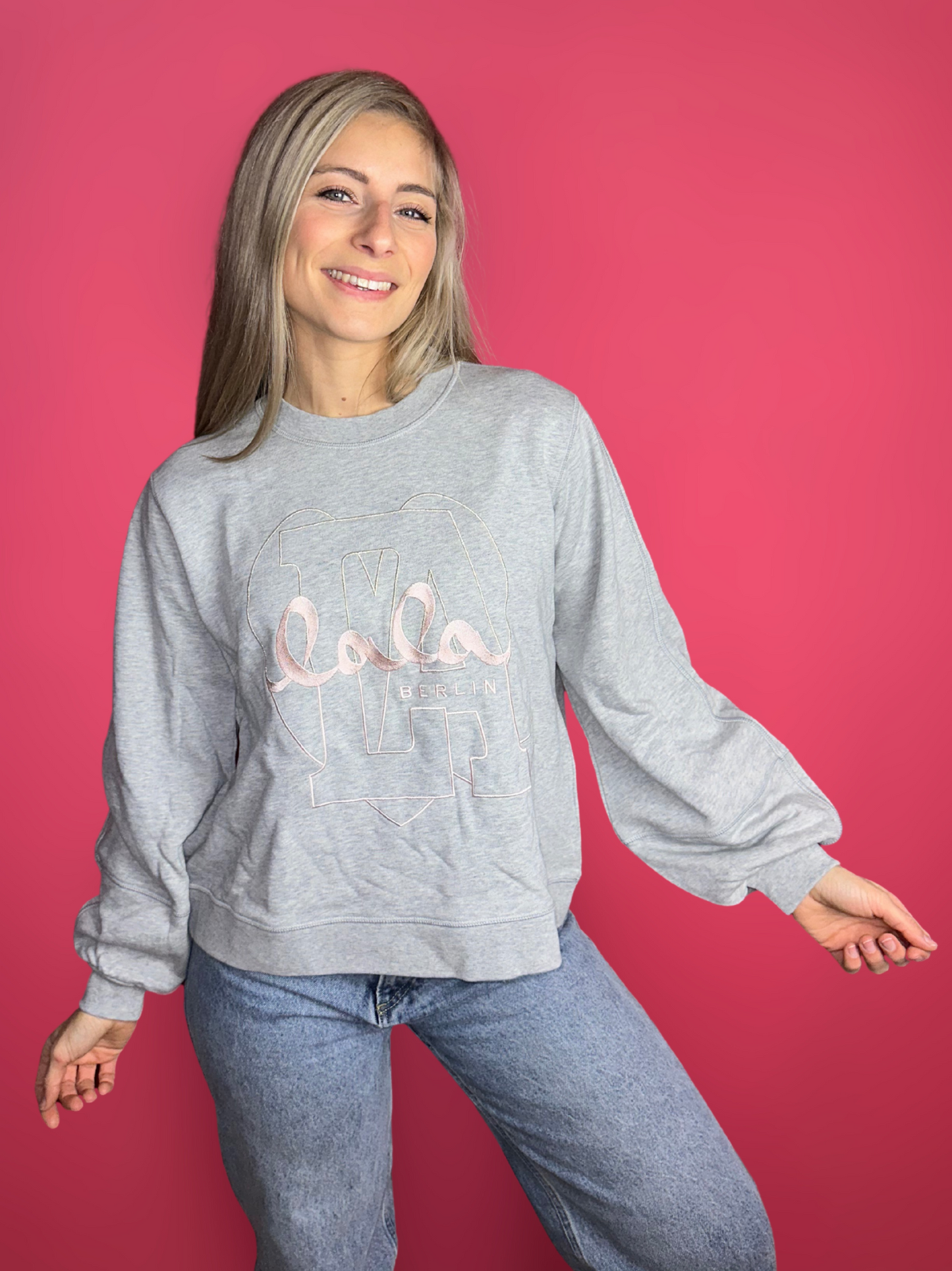 Pull Lala Berlin gris clair taille S